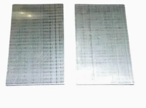 100 placas de cátodo de acero inoxidable de 100 x 65 mm for pruebas de galvanoplastia y análisis de soluciones químicas