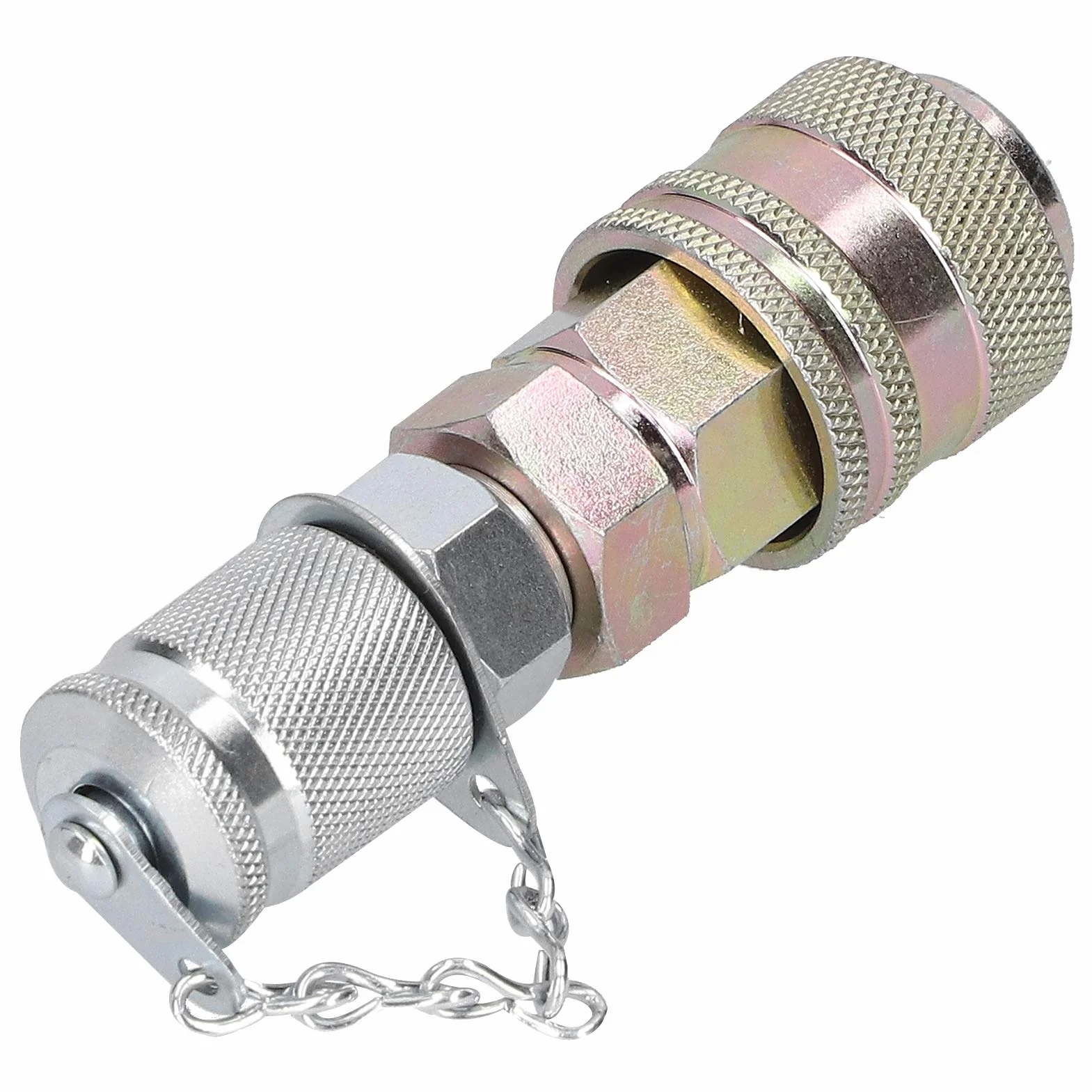 Conector de Acoplamiento Rápido Adaptador de Prueba de Presión Hidráulica G1/8 Resistente a Alta Presión