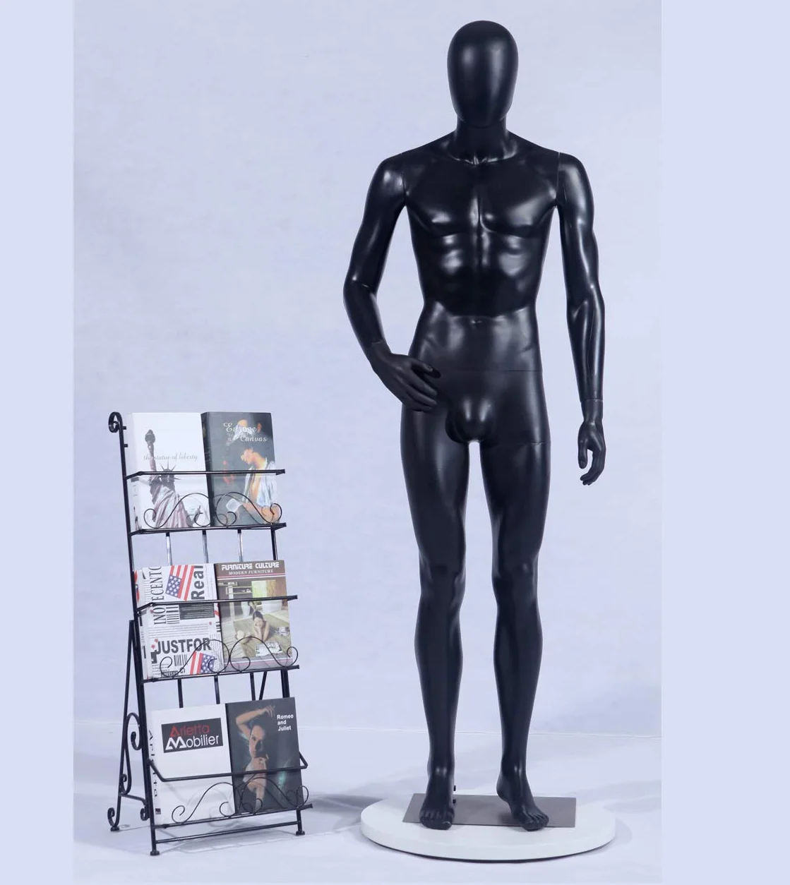 Maniquí Masculino Negro MC-1Black Móvil Mate - Maniquíes Hombre