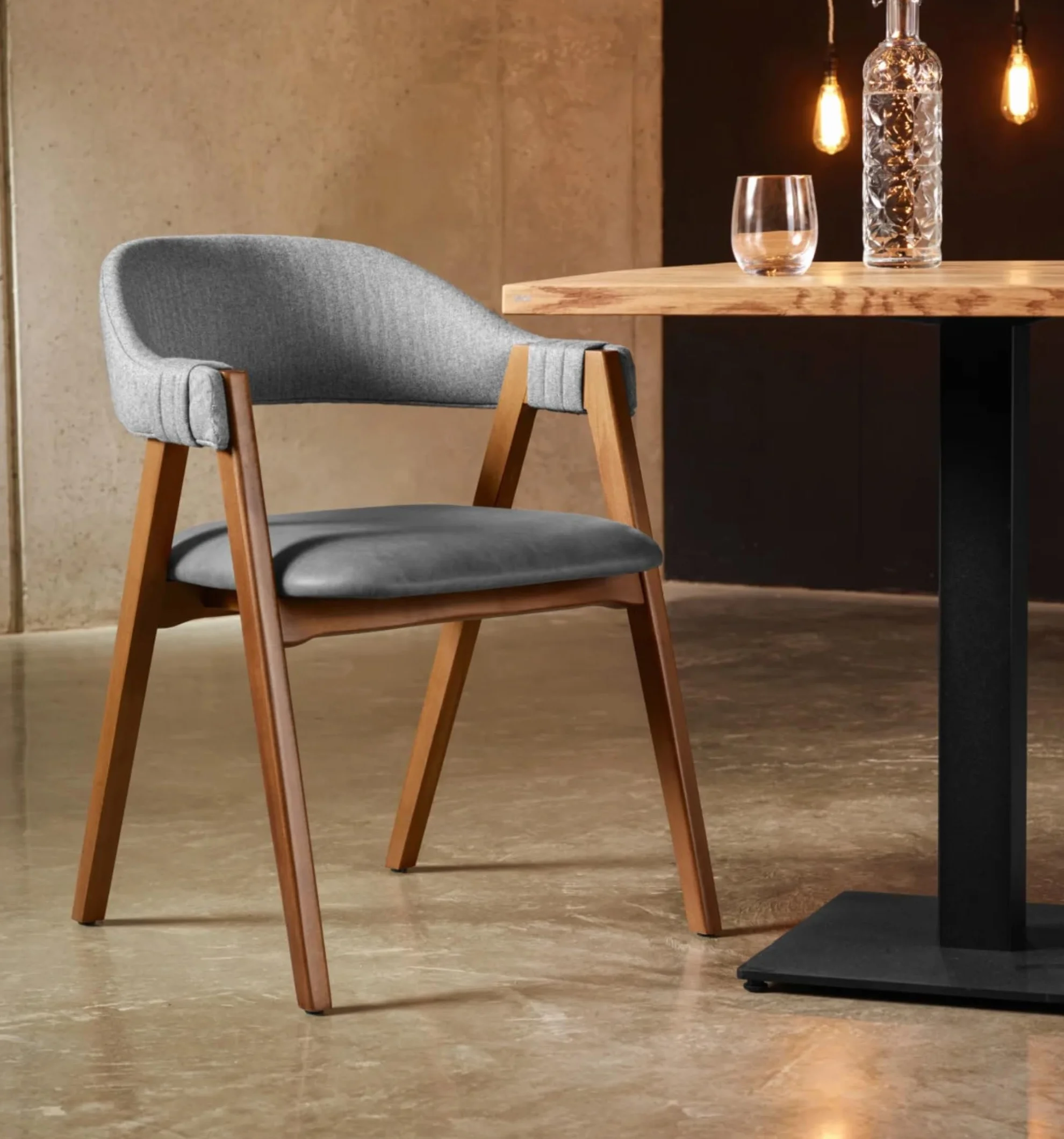Base de Mesa ZStyle – Pie Central – Metal – Para Catering Bar Restaurantes Bistrot – Cuadrada – Interior/Exterior (Z740: L 40 x P 40 x H 73 cm)