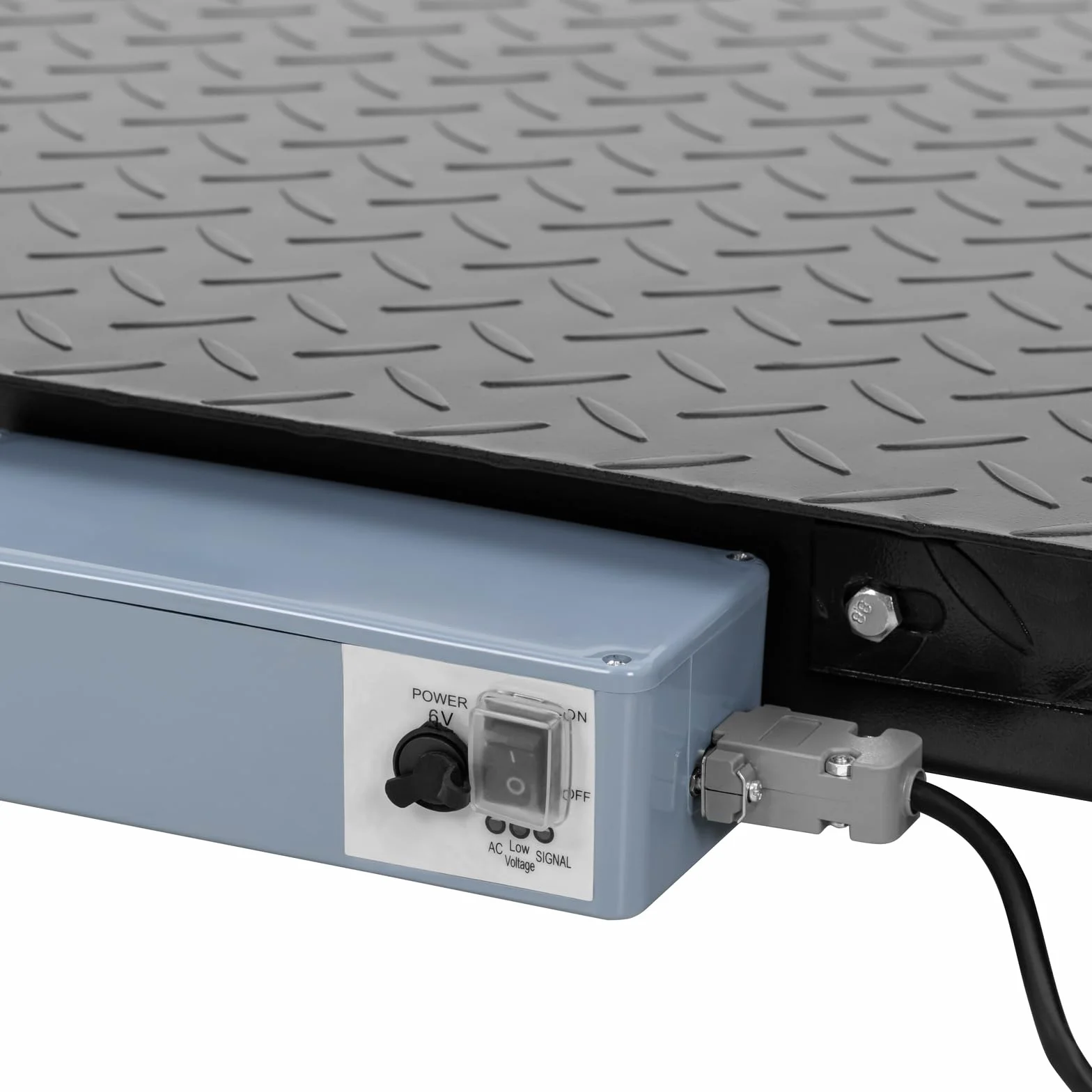 Steinberg Systems Balanza para Animales hasta 1,5 t con Precisión de 2 kg Superficie de Pesaje 100 x 200 cm LCD / LED Báscula para animales profesional Balanza para ganado industrial
