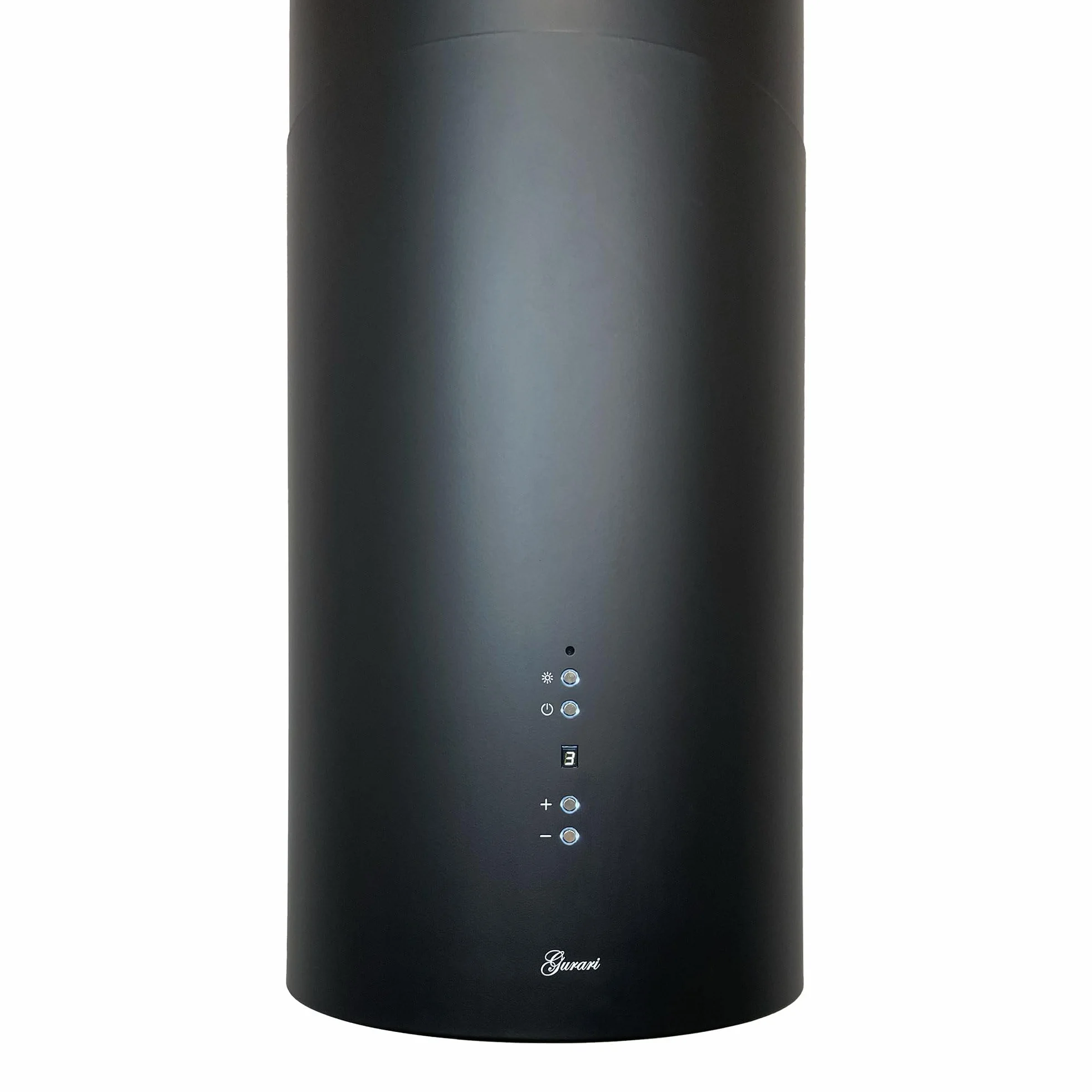 GURARI GCH I 385 36 BL Campana Extractora Isla Redonda 36 cm Negro 1000 m³/h LED