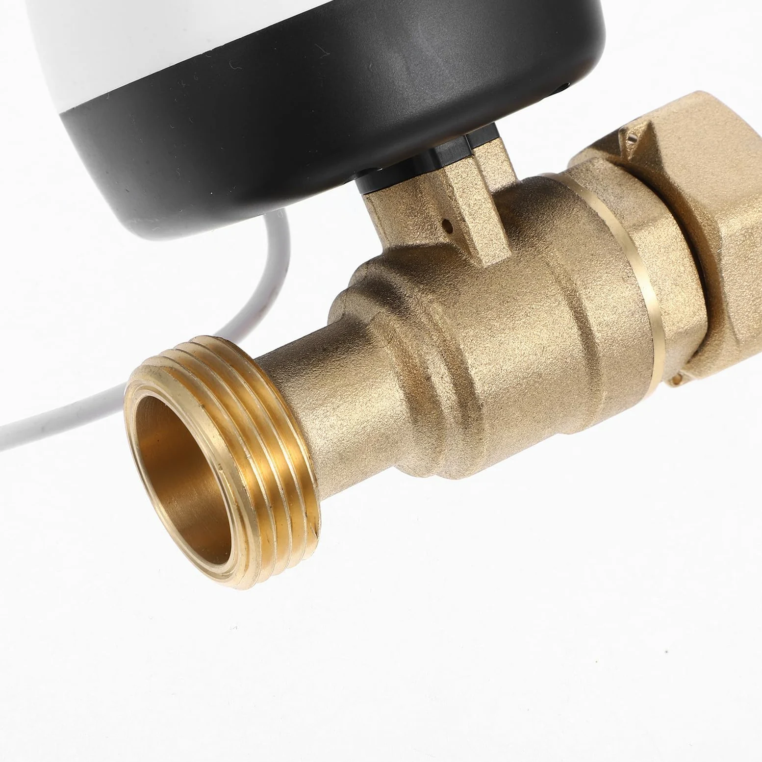 GALPADA Válvula de Agua Inteligente Wifi con Función Temporizador y Control Remoto, Válvula de Bola Eléctrica para Tubería Dn25, Material PC y Abs, Adecuado para Hogar y Jardín