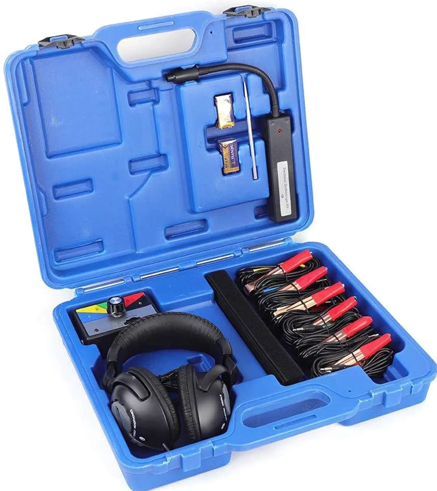 Kit De Estetoscopio Electrónico Para Automóvil Herramienta De Diagnóstico De Ruido Mecánico Automático De Seis Canales, Herramientas De Inspección De Reparación De Automóviles