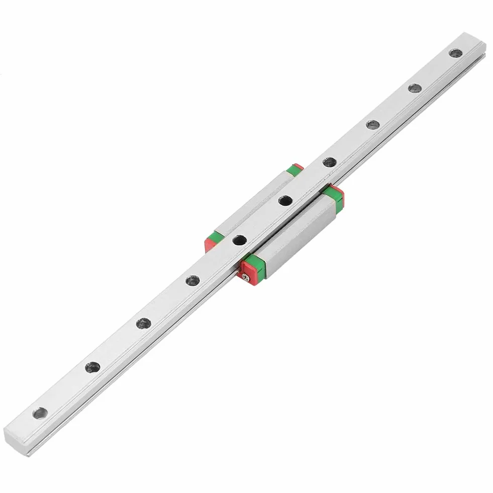 Carril guía lineal en miniatura LML9H 200 mm, 9 mm, bloque deslizante, movimiento lineal compacto, 4 contacto