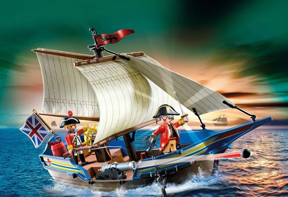 PLAYMOBIL Barco de los Soldados Set de Juego (5140)