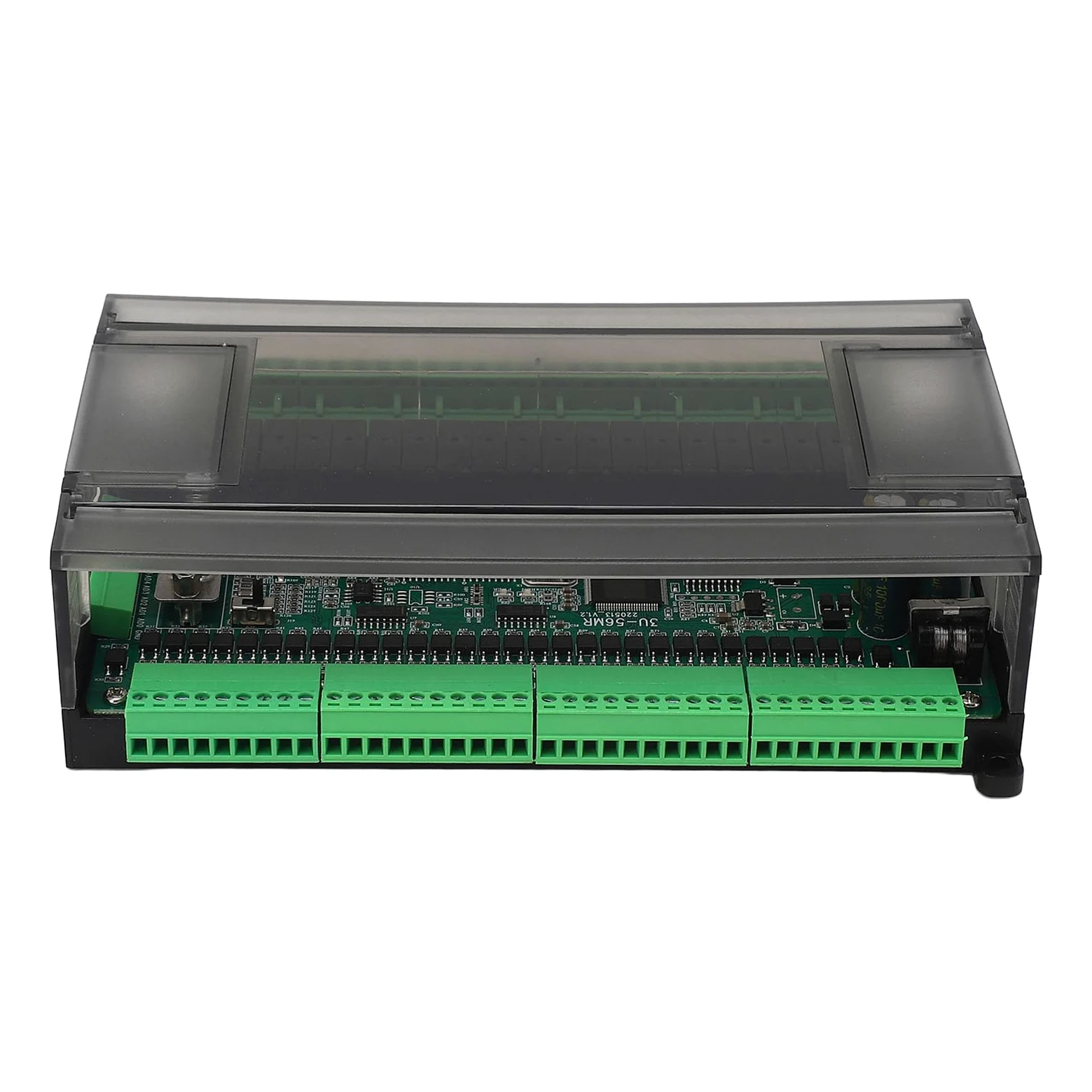 Domary Placa de Control PLC DC24V 1A, Controlador Lógico Programable Multifuncional para Panel de Control Automatización Industrial