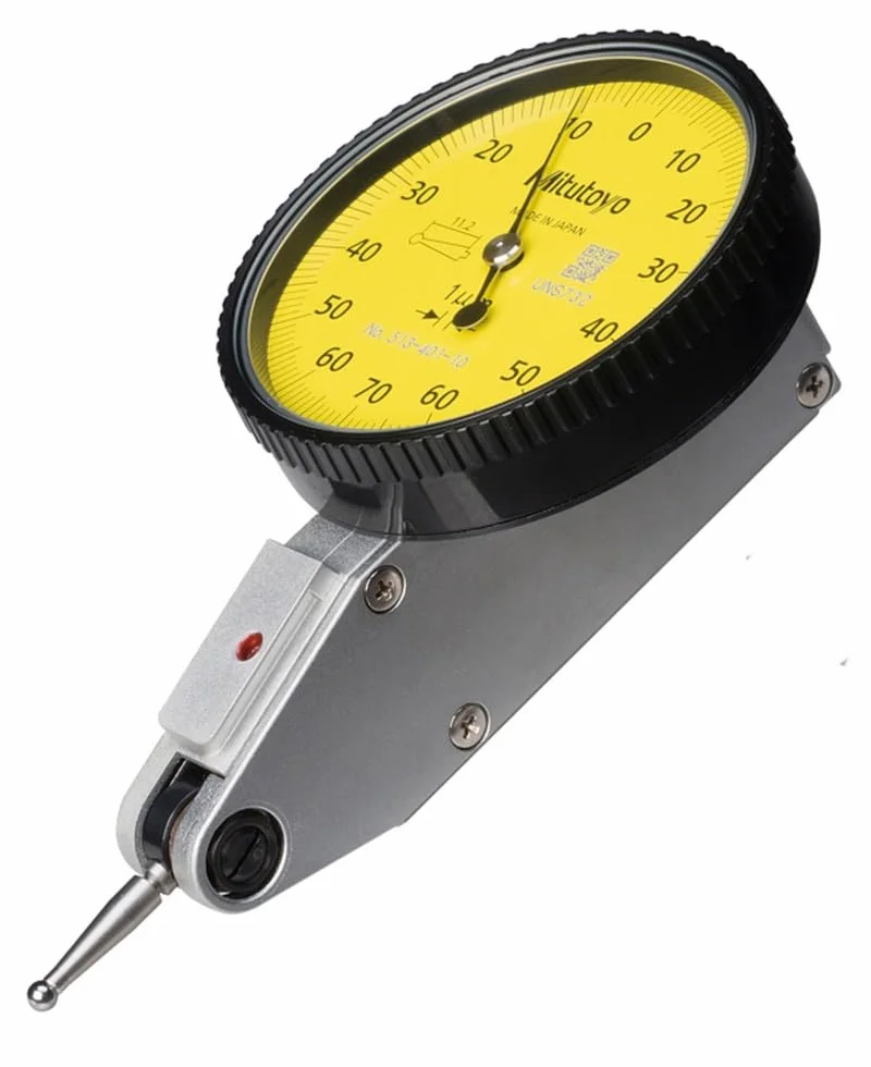 Mitutoyo 513 - 401 - 10E Dial Ti, conjunto básico, estándar, 0,14 mm, 0,001 mm Grad, amarillo Dial