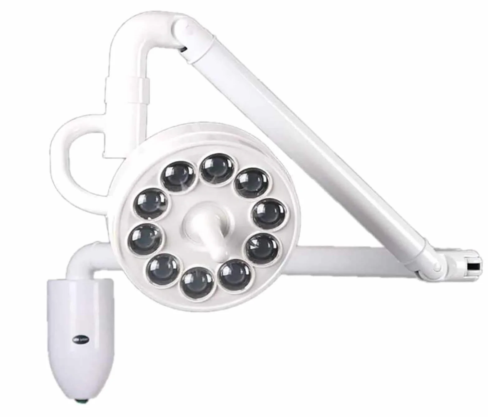 Lámpara sin sombra quirúrgica montada en la pared, lámpara sin sombra de la luz dental médica 800m m del examen quirúrgico del tatuaje LED