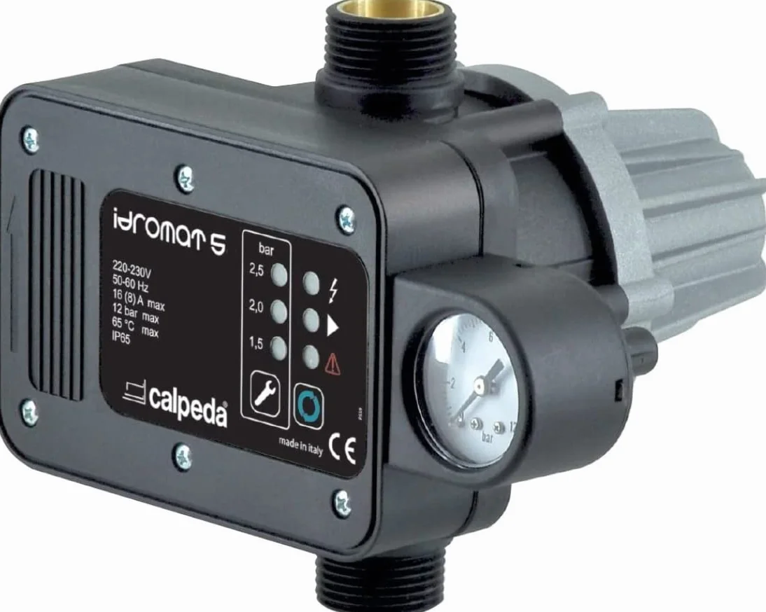 CALPEDA Regulador Bomba IDROMAT 5-15 Presion Arranque 1,5bar 115V-230V 50/60Hz