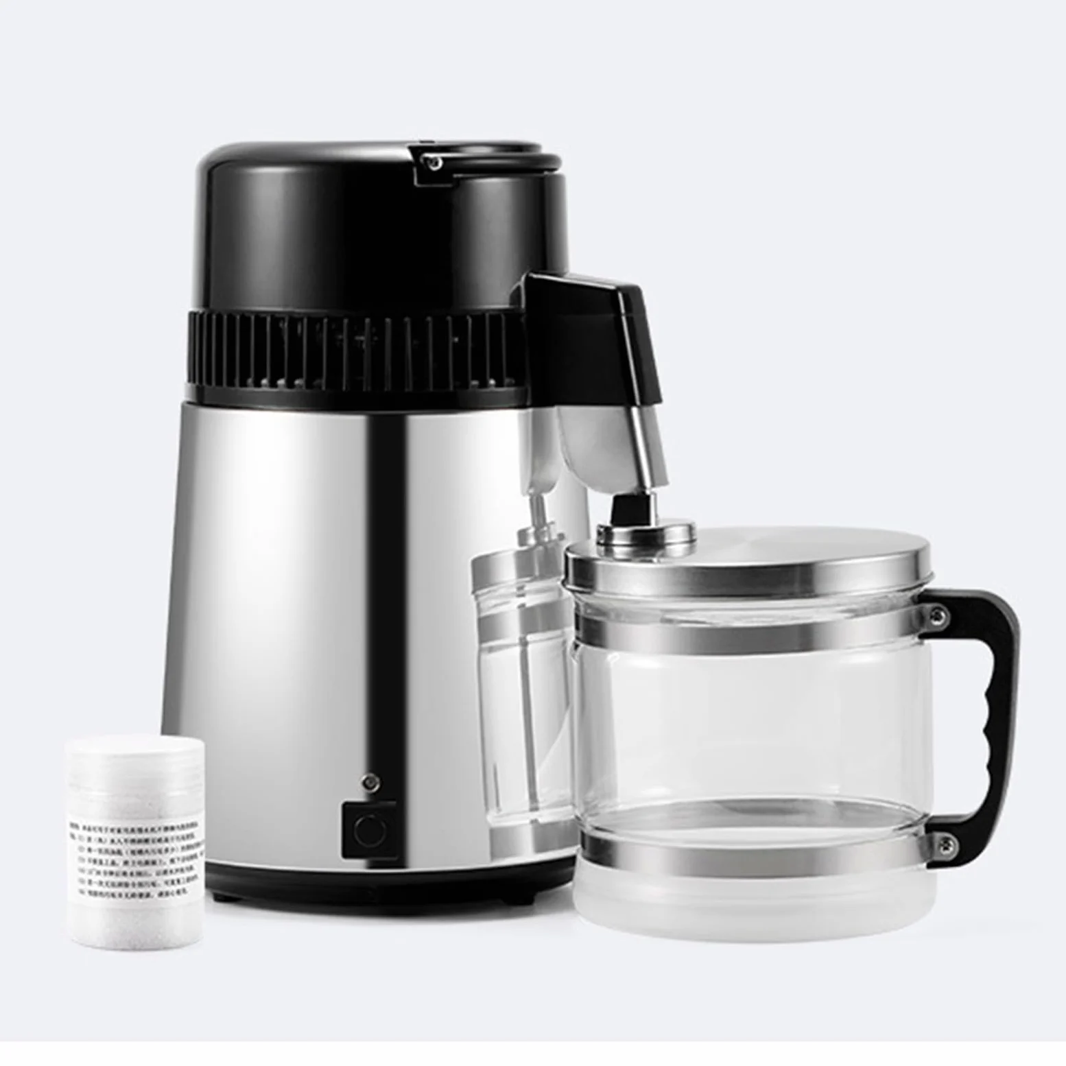 Contenedor colector de agua para encimera, destilador, máquina destilada, botella de repuesto para hogares o laboratorio, almacenamiento de agua destilada