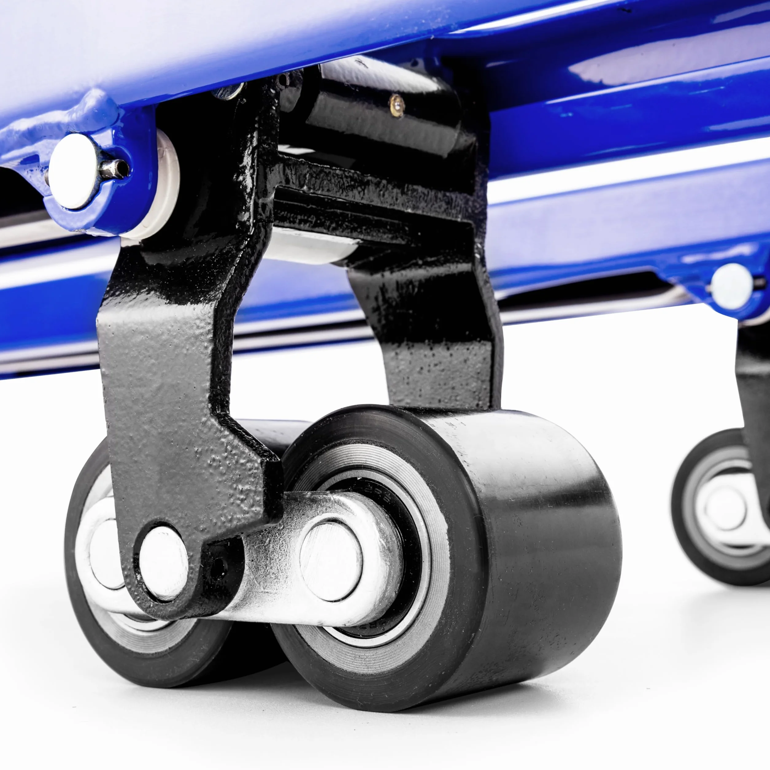 Transpaleta manual corta COMPACT-R | 2,5 t/2500 kg Capacidad de carga | 800 mm Longitud de la horquilla | Ruedas de Goma | Europalets