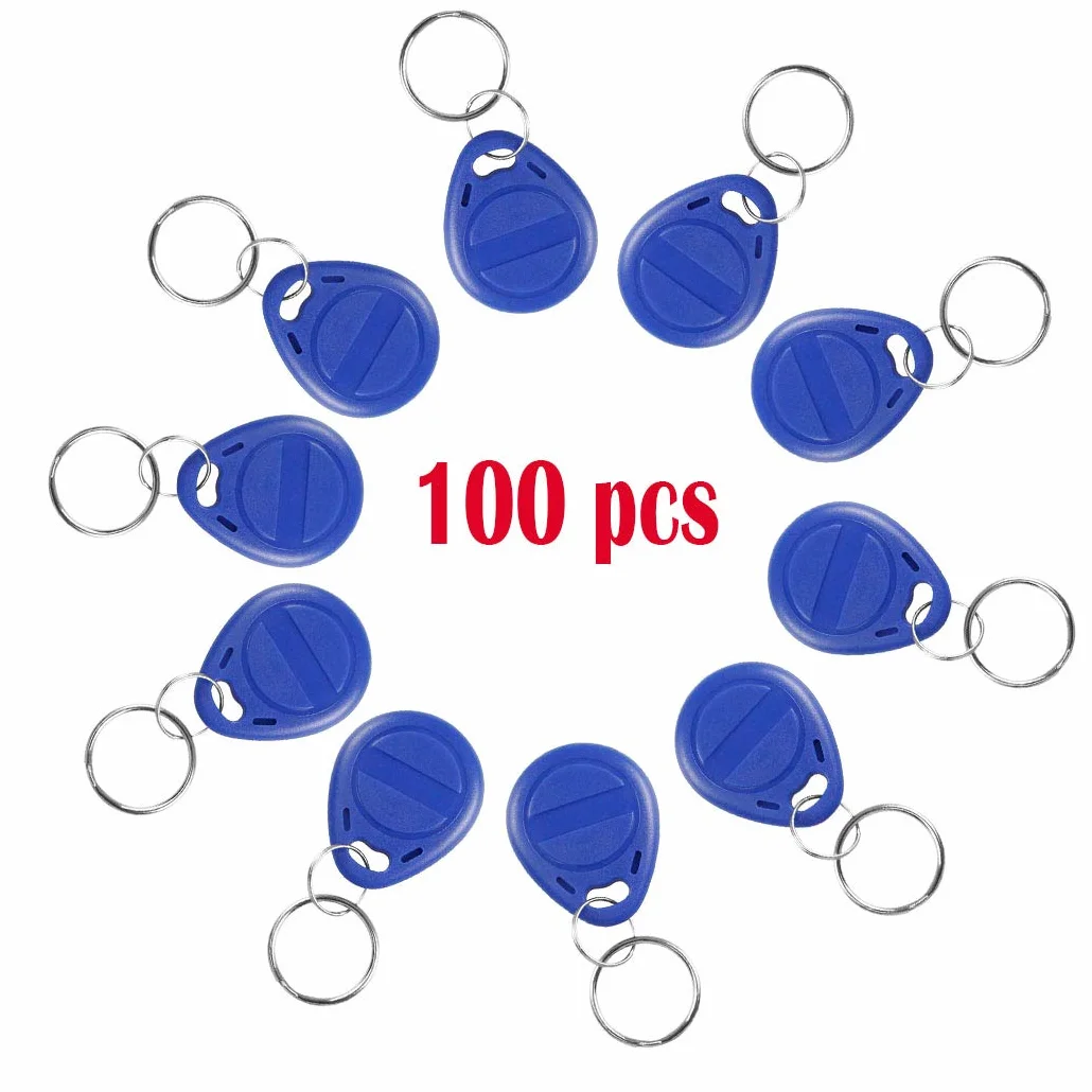 YAVIS RFID ID Card 125KHz T5577 EM4305 Tarjetas Copiadora Control de Acceso 100 pcs Llaveros