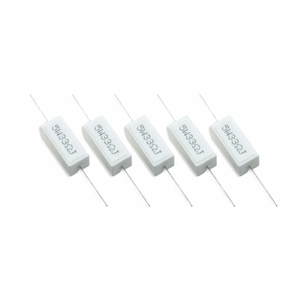 5W 5.1K Resistor de Cemento Cerámico 5% 10pcs