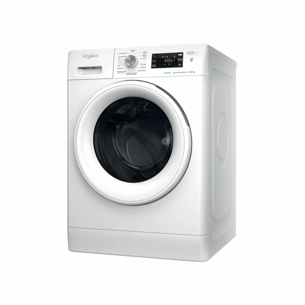 Whirlpool Corporation FFWDB864349WVSP Lavadora-Secadora 1400 RPM