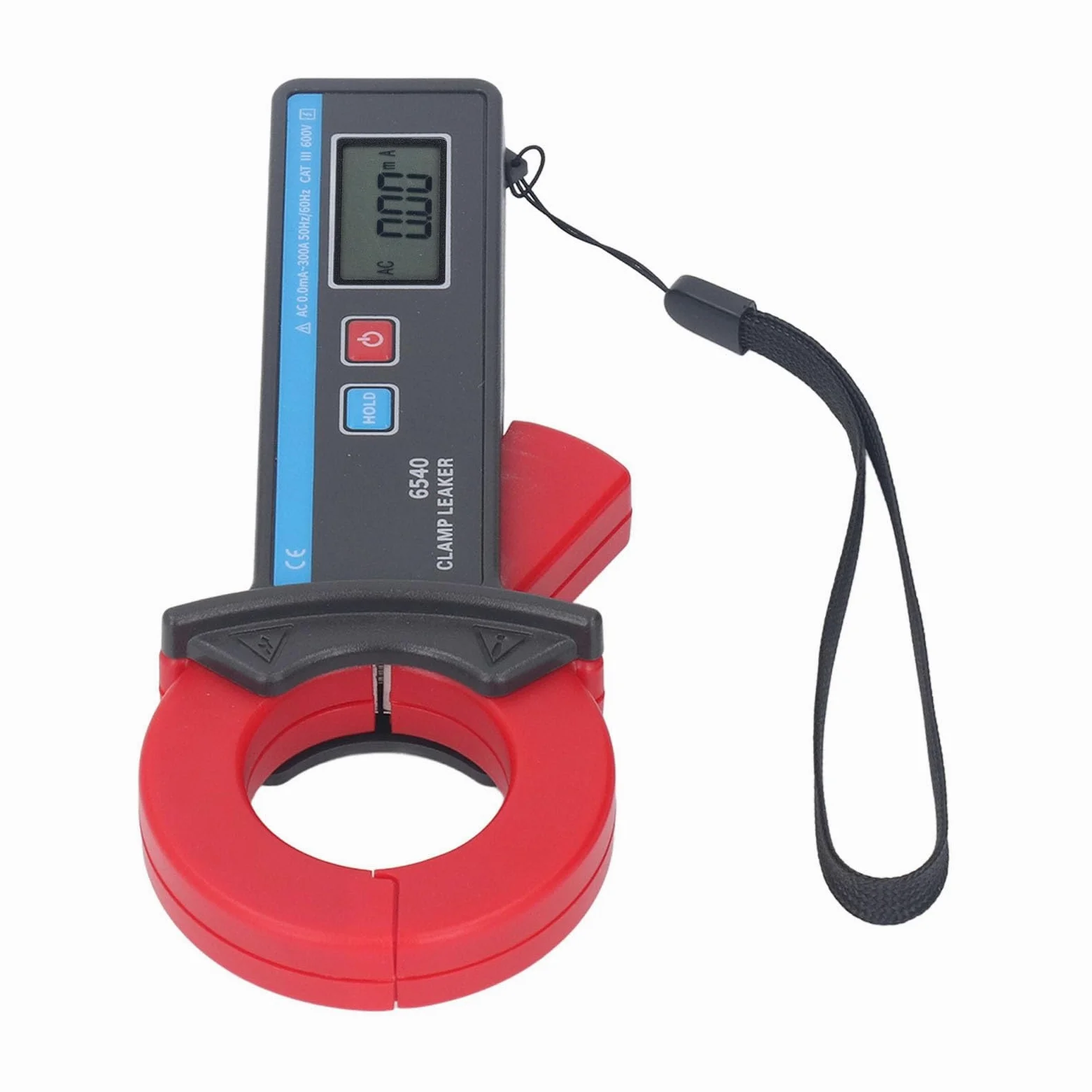 FTVOGUE Pinza Amperimétrica de Corriente de Fuga, Medición sin Contacto, Fuga de Pinza Digital Portátil para Energía, Meteorología, Telecomunicaciones