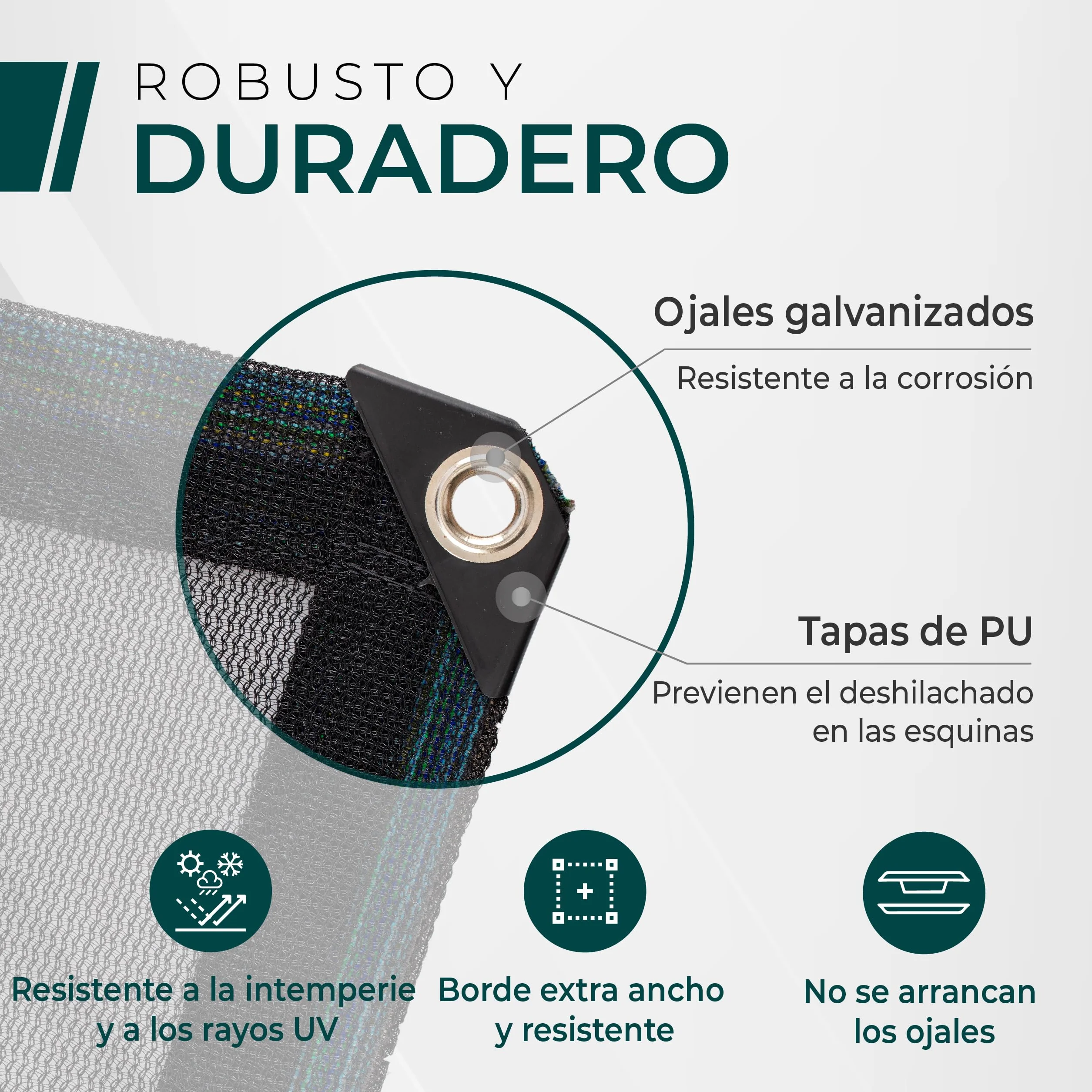 CargoVA® - Red de Remolque de Malla Fina 3x6M - Red de Cobertura Negra de Malla Fina con Cuerda elástica - para una sujeción óptima de la Carga