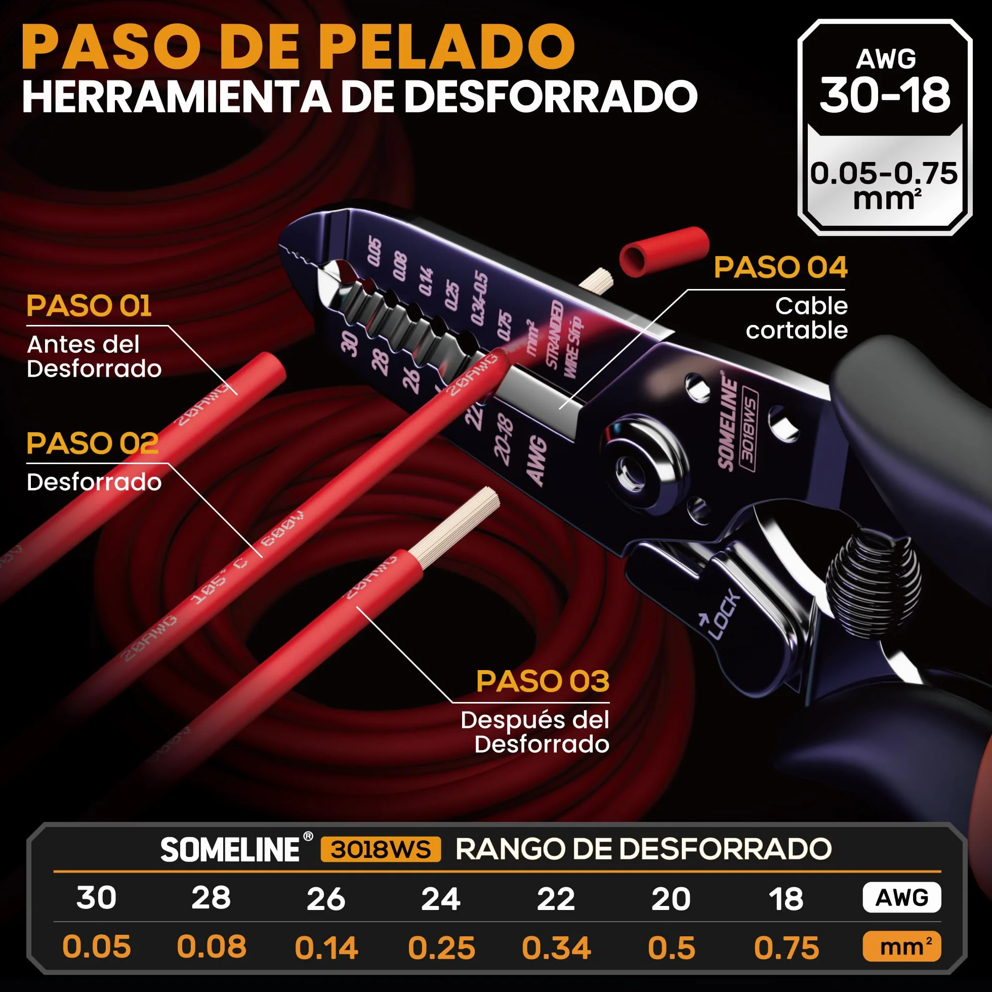SOMELINE Kit de Crimpadora y Conectores, 41 Tipos, JST-SH 1,0mm/GH 1,25mm/ZH 1,5mm/PH 2,0mm, Compatible Molex PicoBlade 1,25mm & 51005/51006 2,0mm, Crimper 0,03-0,5mm²/32-20 AWG