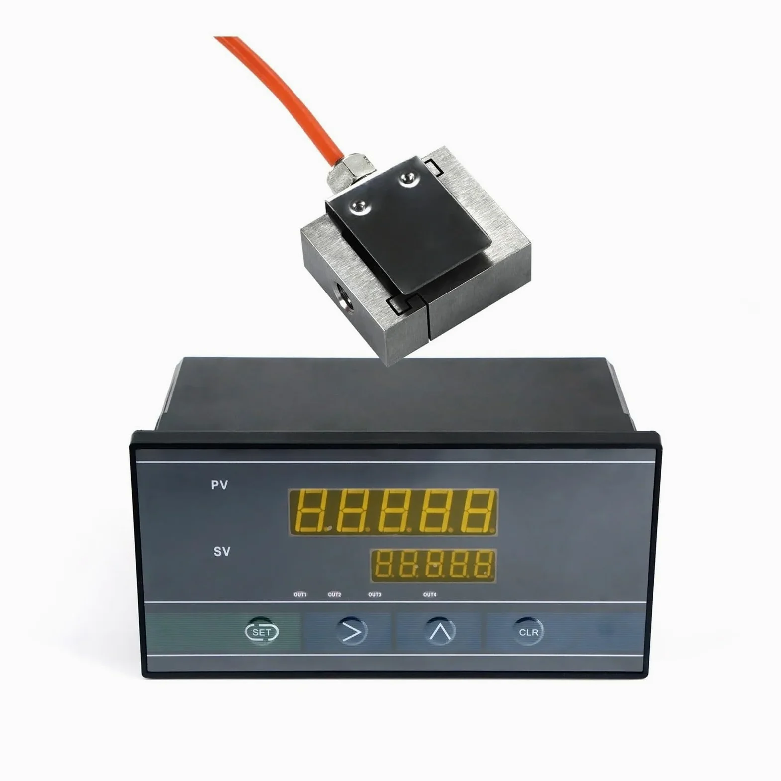 Célula de carga de 0 a 10 kg, sensor de peso + pantalla indicadora, sensor de presión de peso de fuerza de compresión y tensión de prueba