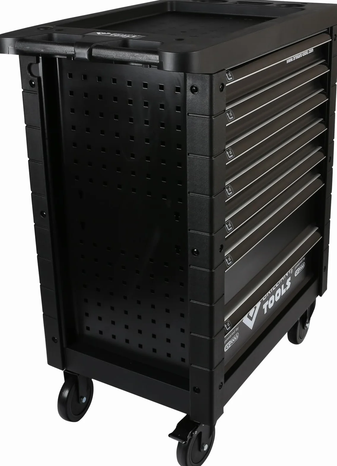 BRILLIANT TOOLS BT152900 Carro de taller con 7 cajones, vacío [Powered by KS TOOLS]