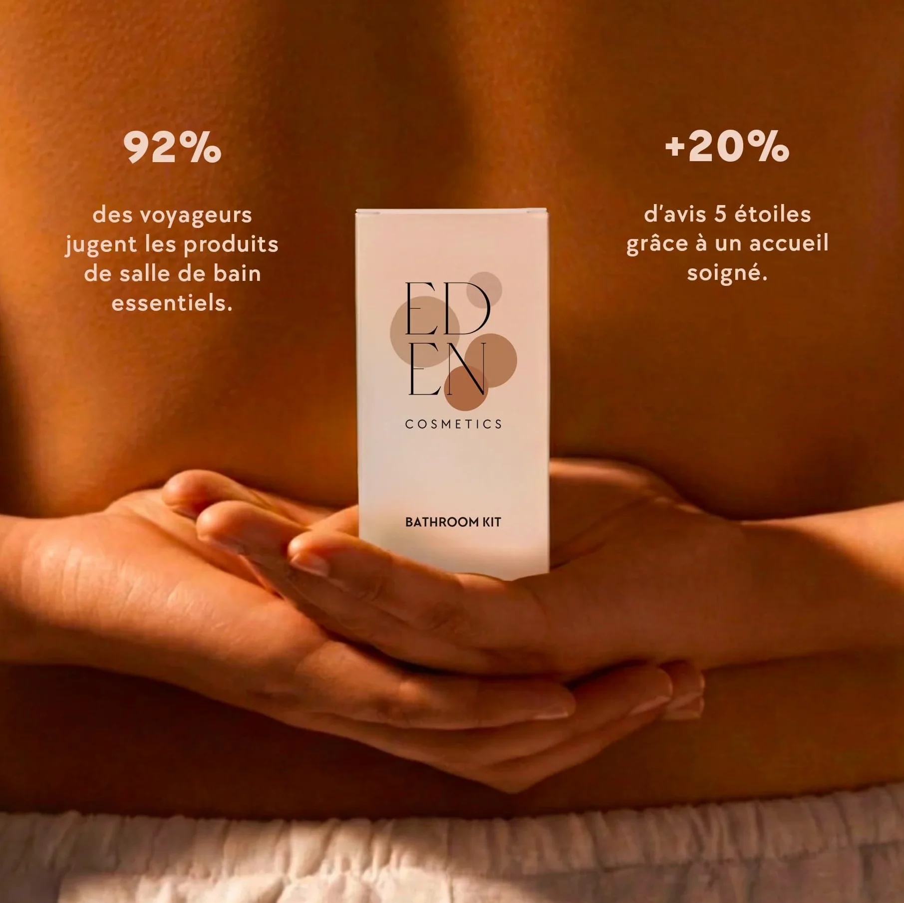 Kit de bienvenida para baño | Ideal para Airbnb & Hoteles | Cosméticos perfumados | 200 juegos completos y listos para usar | Producto de bienvenida