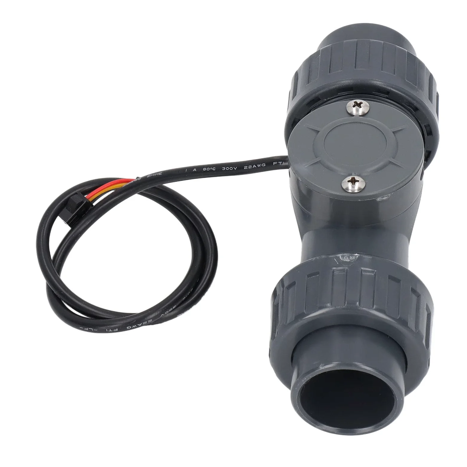 Medidor de Flujo Sensor de Flujo de Agua Medidor de Fluido Contador Interruptor Resistente a álcalis DN25 Cable de 50 cm para Plantas de Agua residenciales petroquímicas