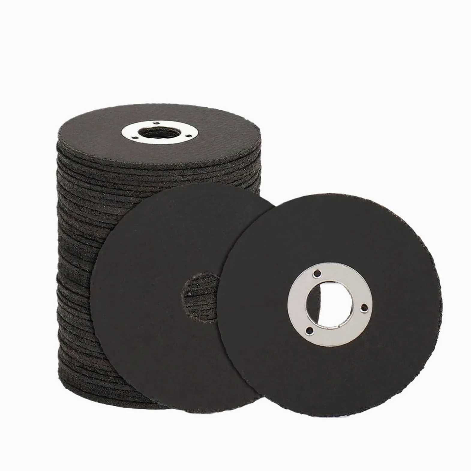 Muela abrasiva Amoladora Angular Pulir Discos de Corte de Acero Inoxidable de 2 Pulgadas, Discos de Corte, Discos de Lijado y amolado, Hojas de Sierra Circular de Fibra, 5-100 Unidades(100Pcs)
