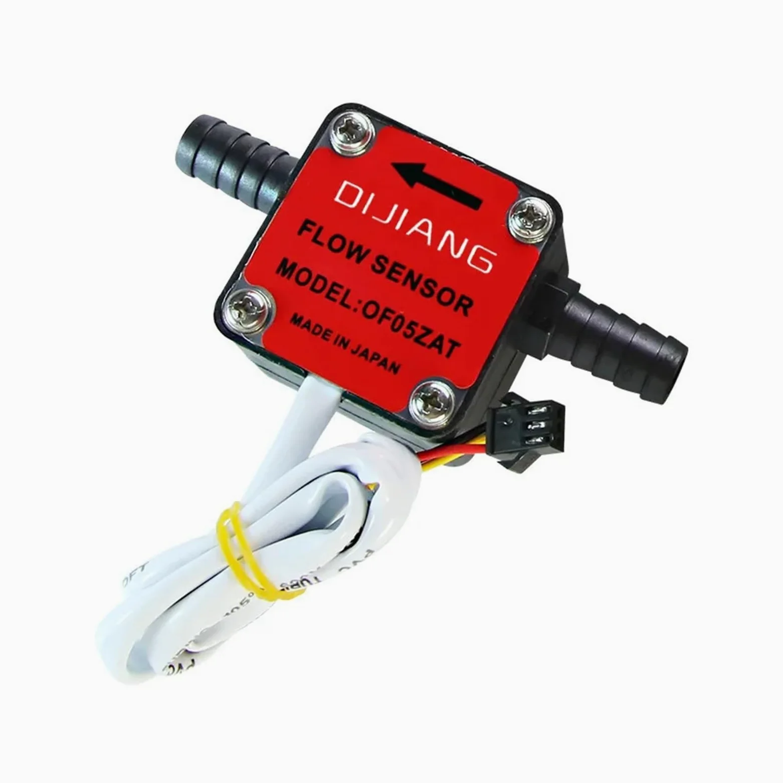 Medidor de flujo de agua, Medidor De Flujo Engranaje Manguera DN10, Sensor Pasillo Pagoda 13MM, Aceite Químico Leche, Interruptor For Líquido Viscoso DC5~18V(Square cover)
