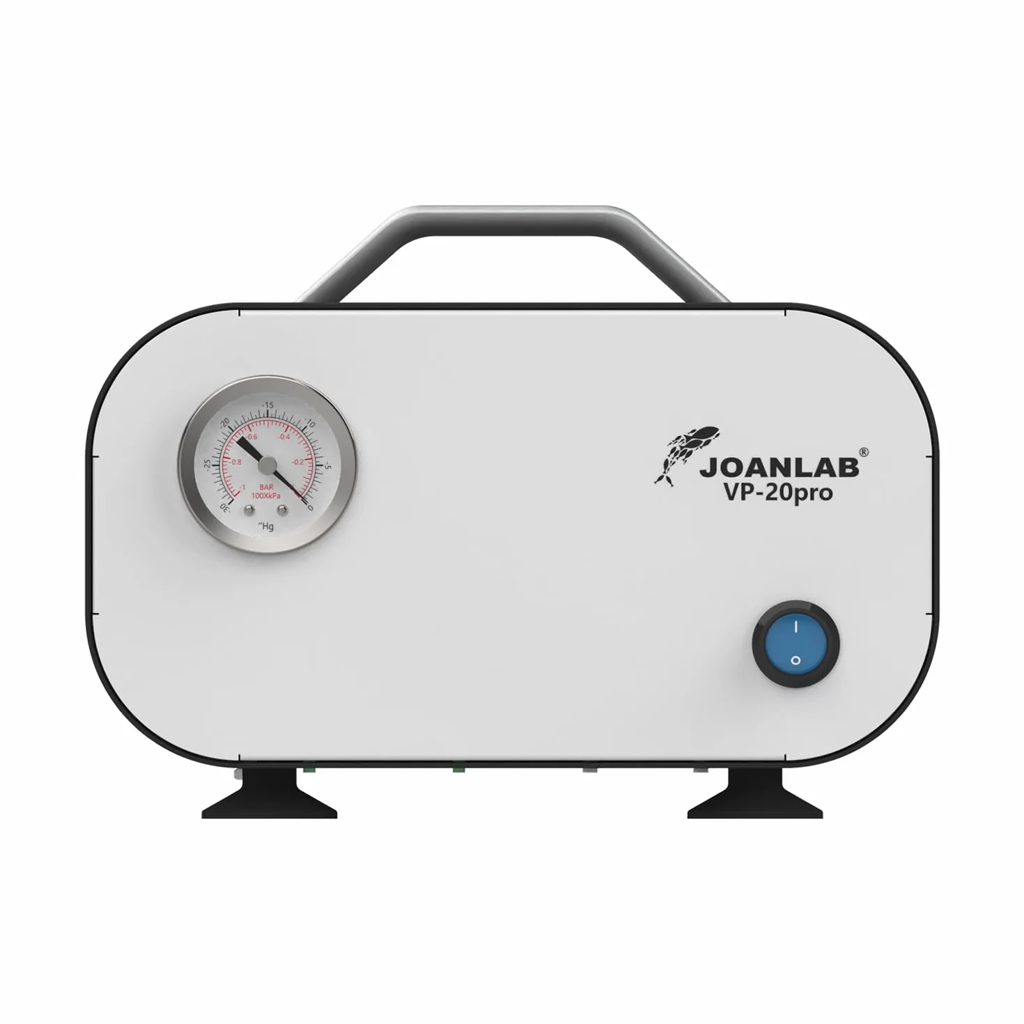 JOANLAB Bomba de Vacío Sin Aceite, Ajustable 20L/min & 0.08MPa, Bomba de Vacío de Diafragma para Filtración Laboratorio, Investigación, Industrial(VP-20PRO)