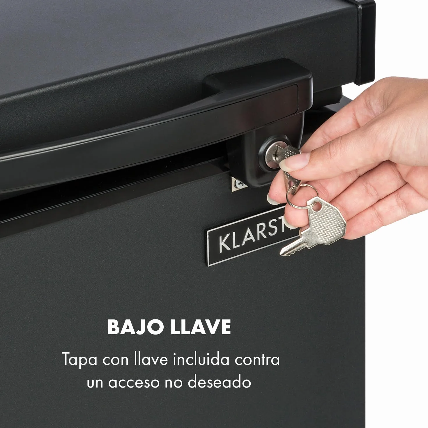 Klarstein Arcon Congelador Pequeño Vertical Portatil 51 l Silencioso Bajo Consumo