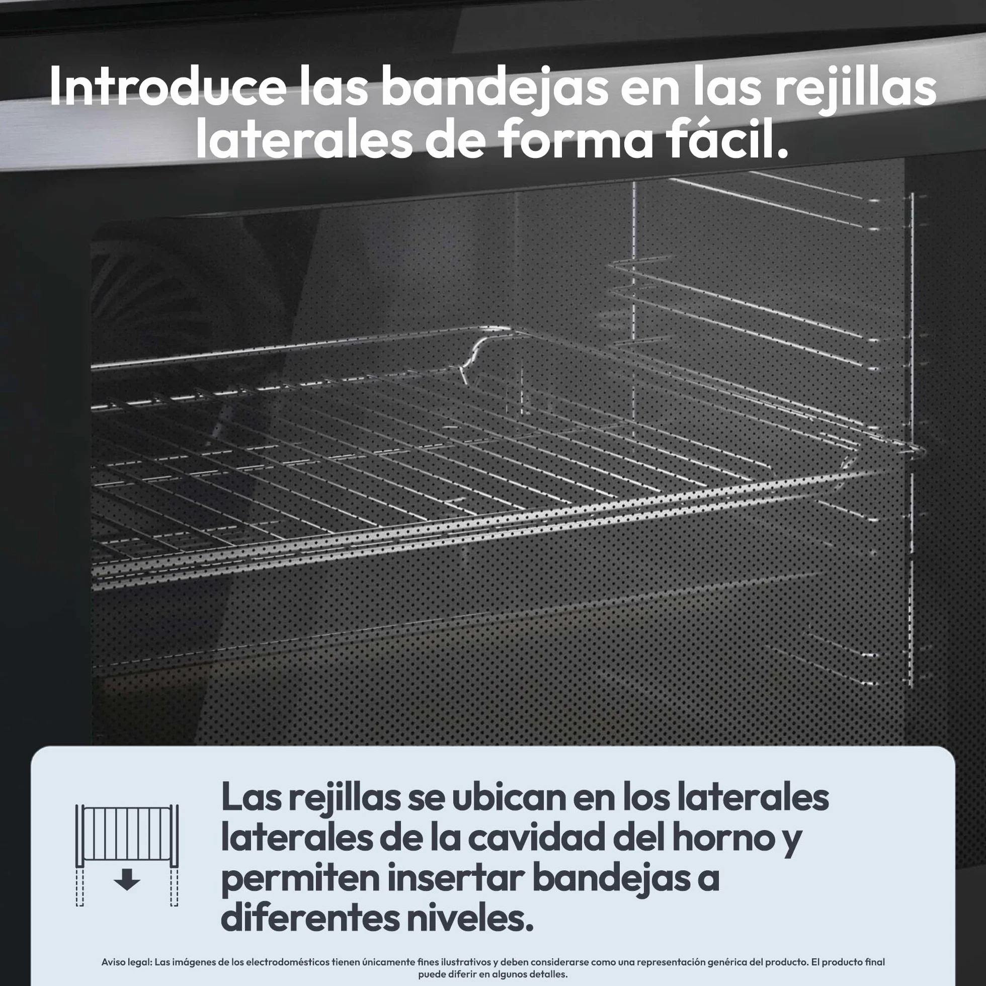 Candy FIDCP X625 L Horno Multifunción 70L Aquactiva Convección Ventilador radial 8 Funciones Display Timer Touch Puerta 2 Cristales Inox Negro