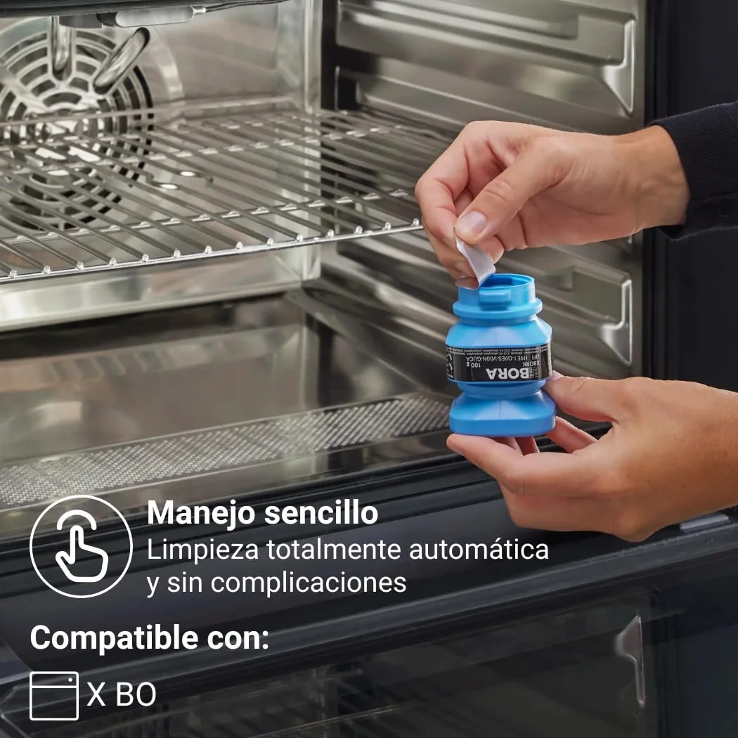 BORA 6 Cartuchos de Limpieza para Horno de Vapor BORA X BO, autolimpiante, Cartuchos de Doble cámara, Accesorios de Limpieza, XBORK/6