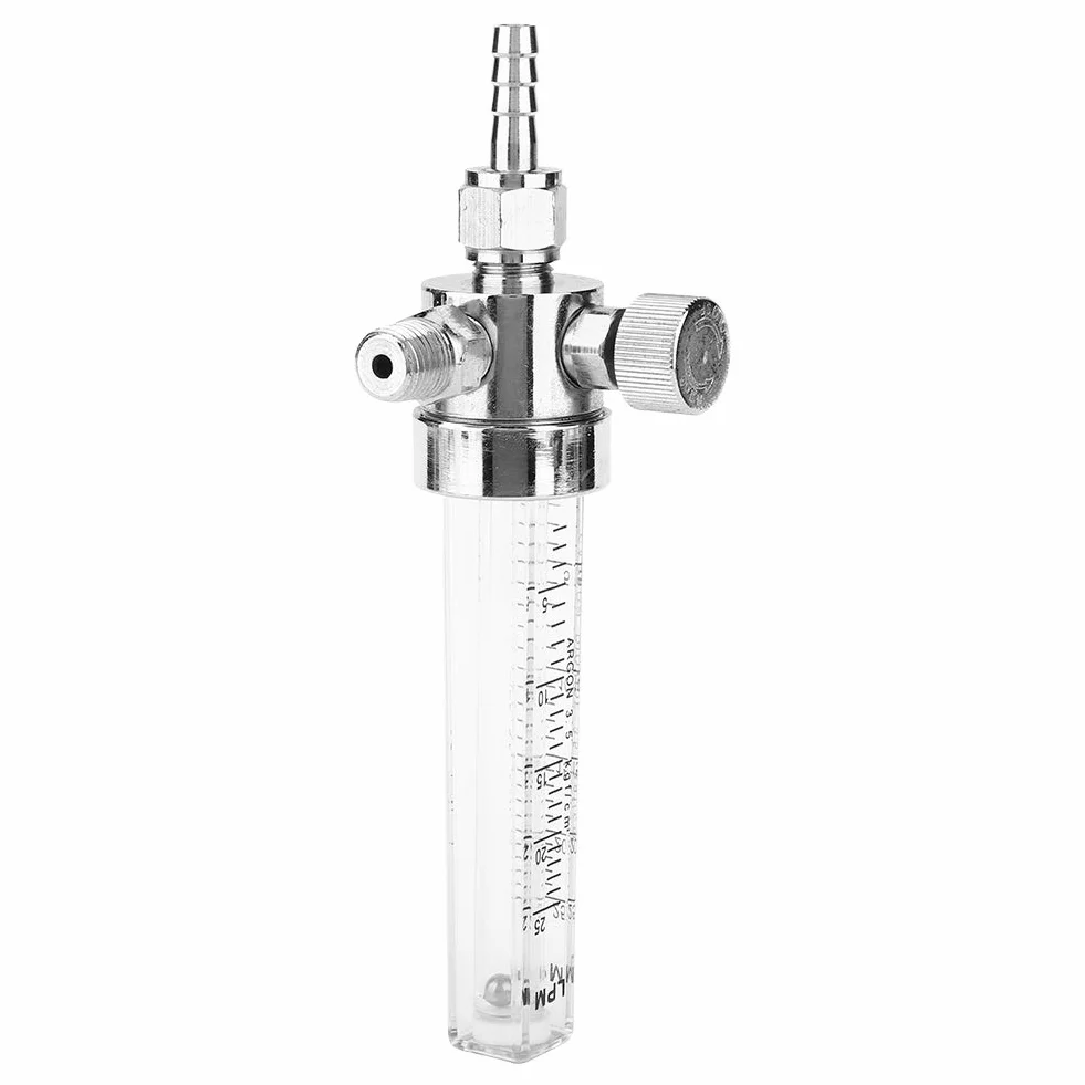 Caudalímetro de cobre 1-25 m³/h NPT 1/4 pulgada latón cromado para medición industrial