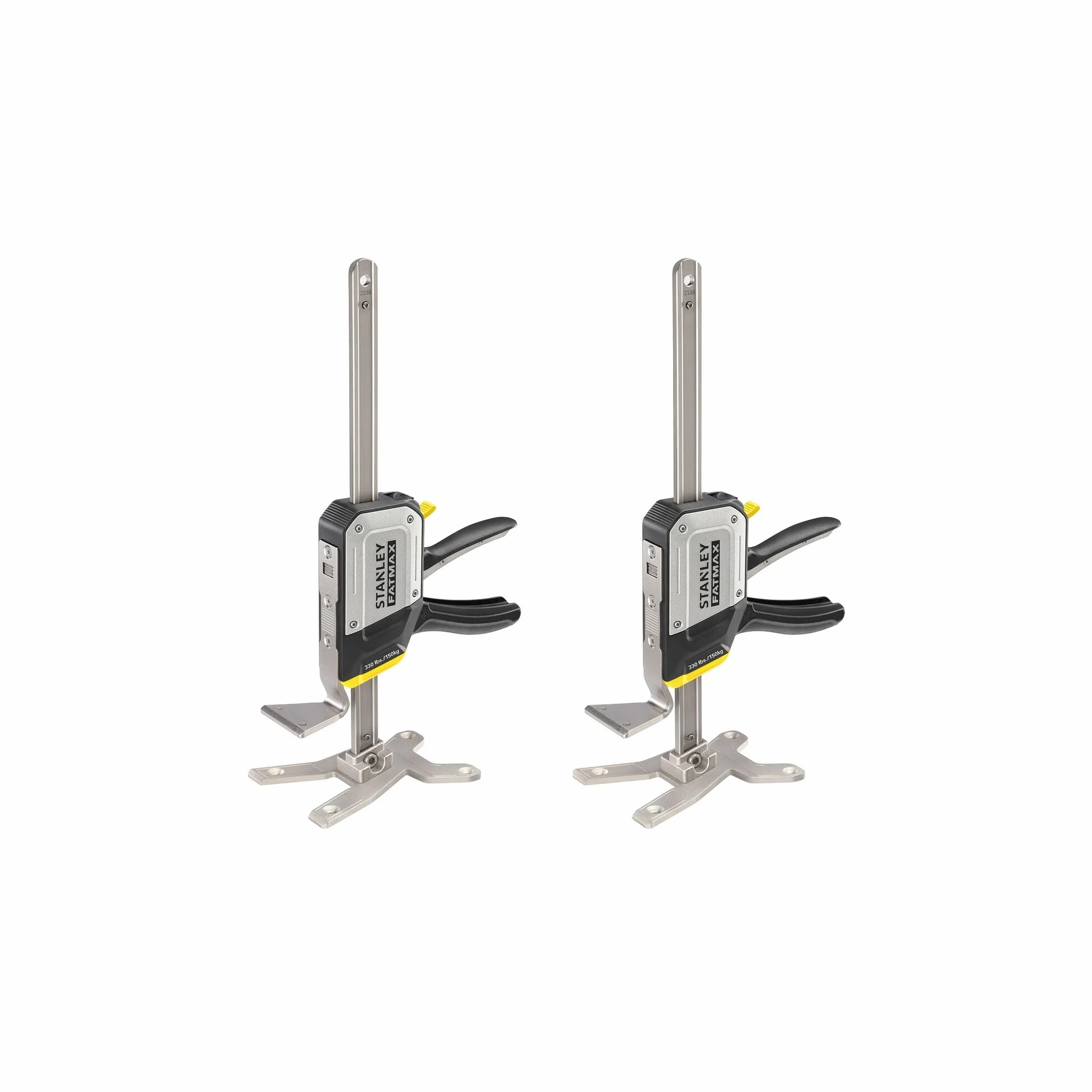 STANLEY FATMAX TradeLift Herramienta multifunción de elevación (hasta 150 kg), nivelación (ajustes de 2,5 mm), sujeción (hasta 150 kg) y extensión (hasta 220 mm) (paquete doble), FMHT83552-1