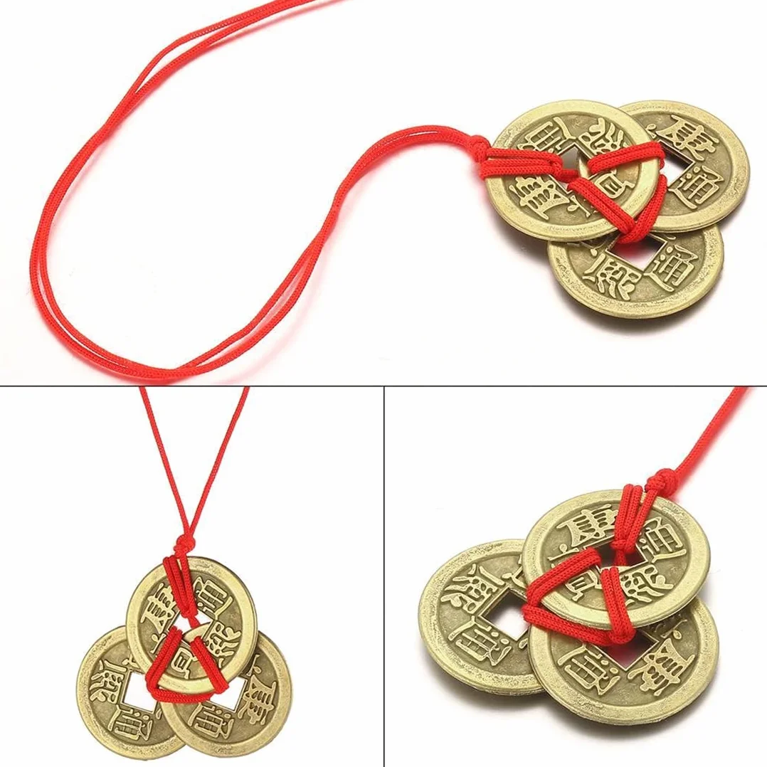 Feng Shui Monedas Chinas 50 Piezas Moneda de la Suerte I-Ching 2 cm