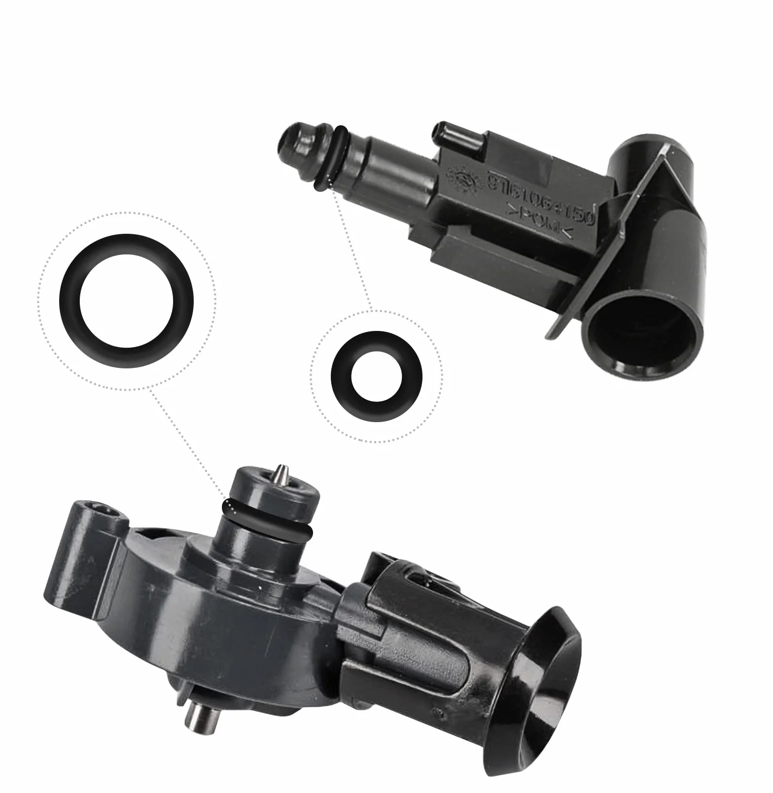 Junta Tórica do Válvula de Soporte Vapor y Salida para Phillips Saeco Spidem Gaggia Set 2
