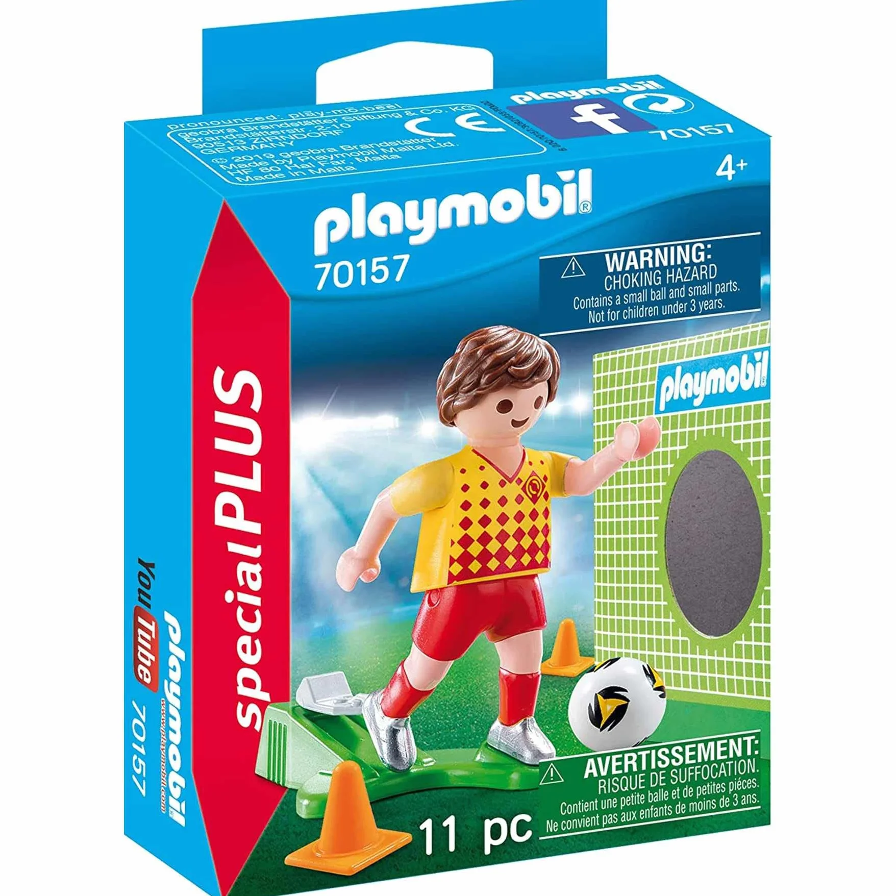 PLAYMOBIL 70157 Jugador de fútbol GOL