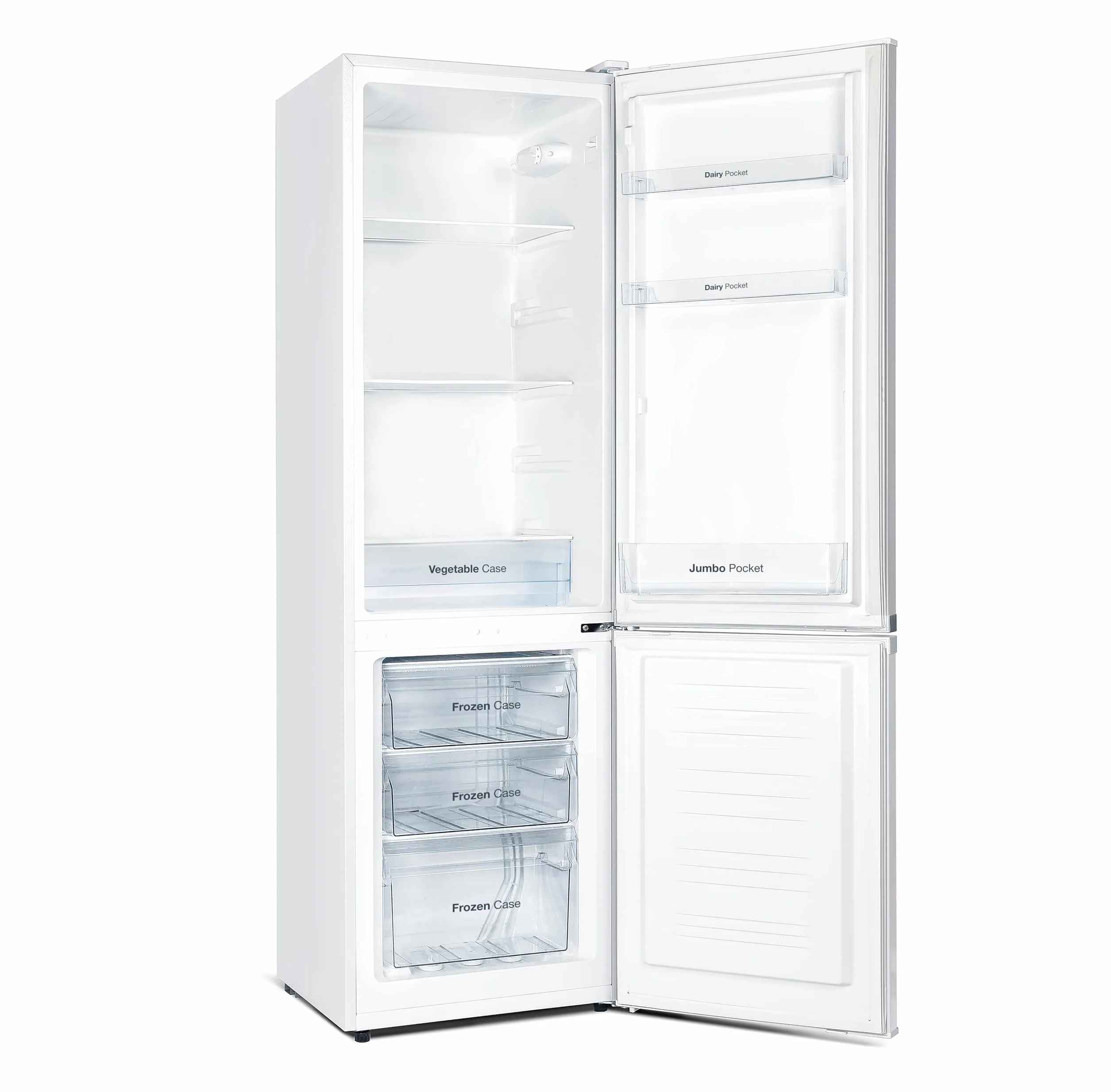 Frigorífico Combi VOK EVR-224DEW 224L 170 cm 52.5 cm Puerta Reversible 39 dB Clase E Blanco