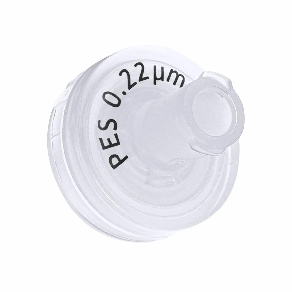 GVS Filter Technology, Filtro de jeringa, ABLUO, 13mm, Membrana PES, 0.22µm, alojamiento PP, 100/pc