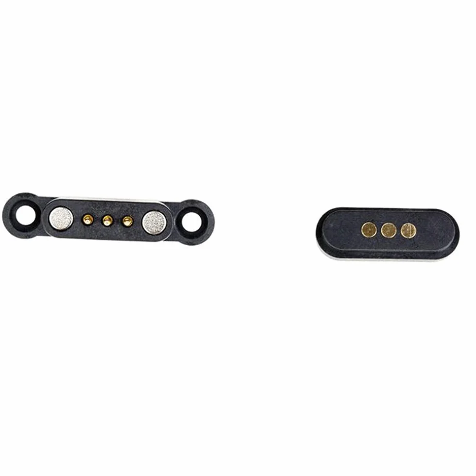 Conectores Magnéticos Pogo de 3 Posiciones, Imanes de Cuadrícula de 2,3 mm, 5 Pares Macho y Hembra