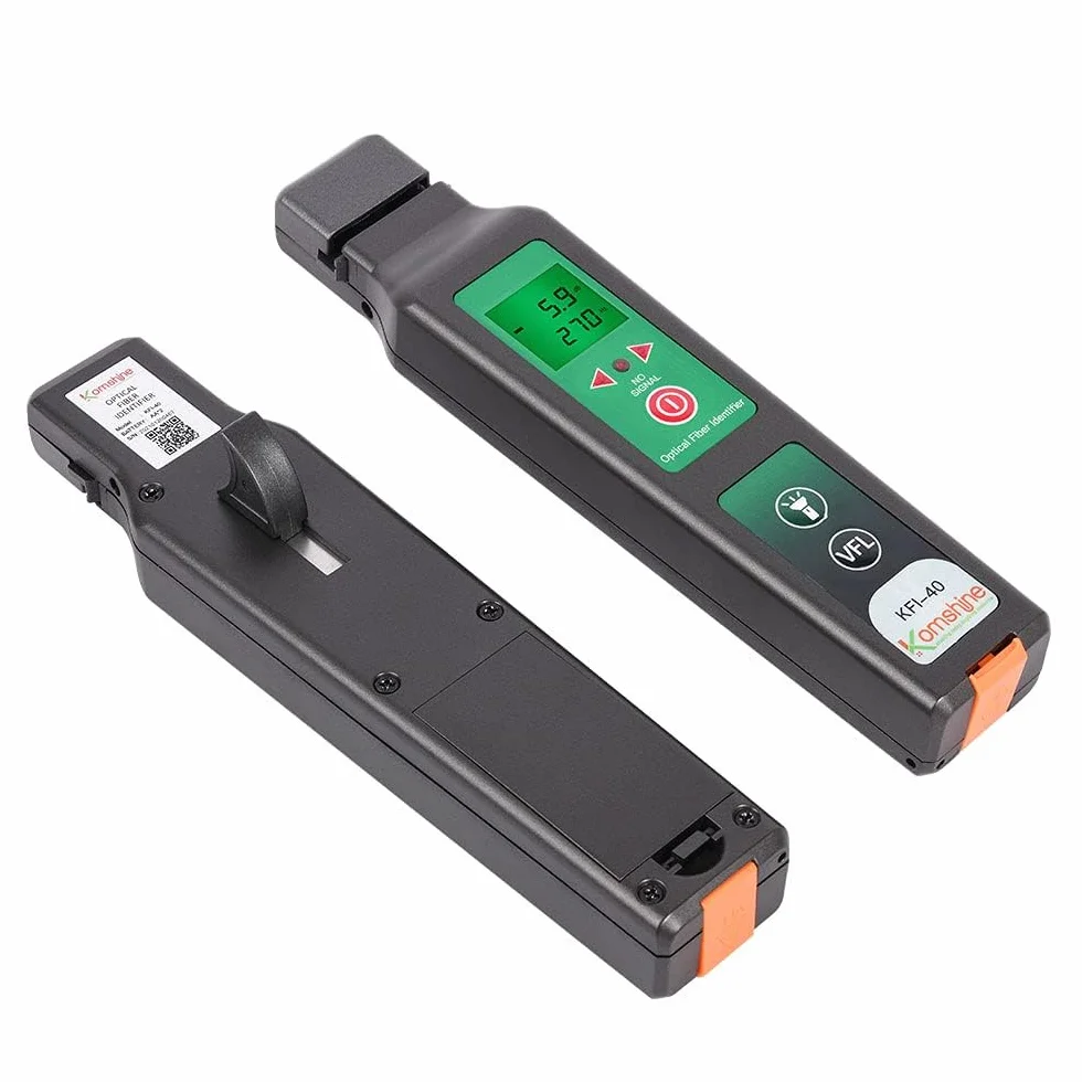 Identificador de fibra óptica Komshine KFI-40 Detector de fibra con función 10mw VFL, pantalla LED