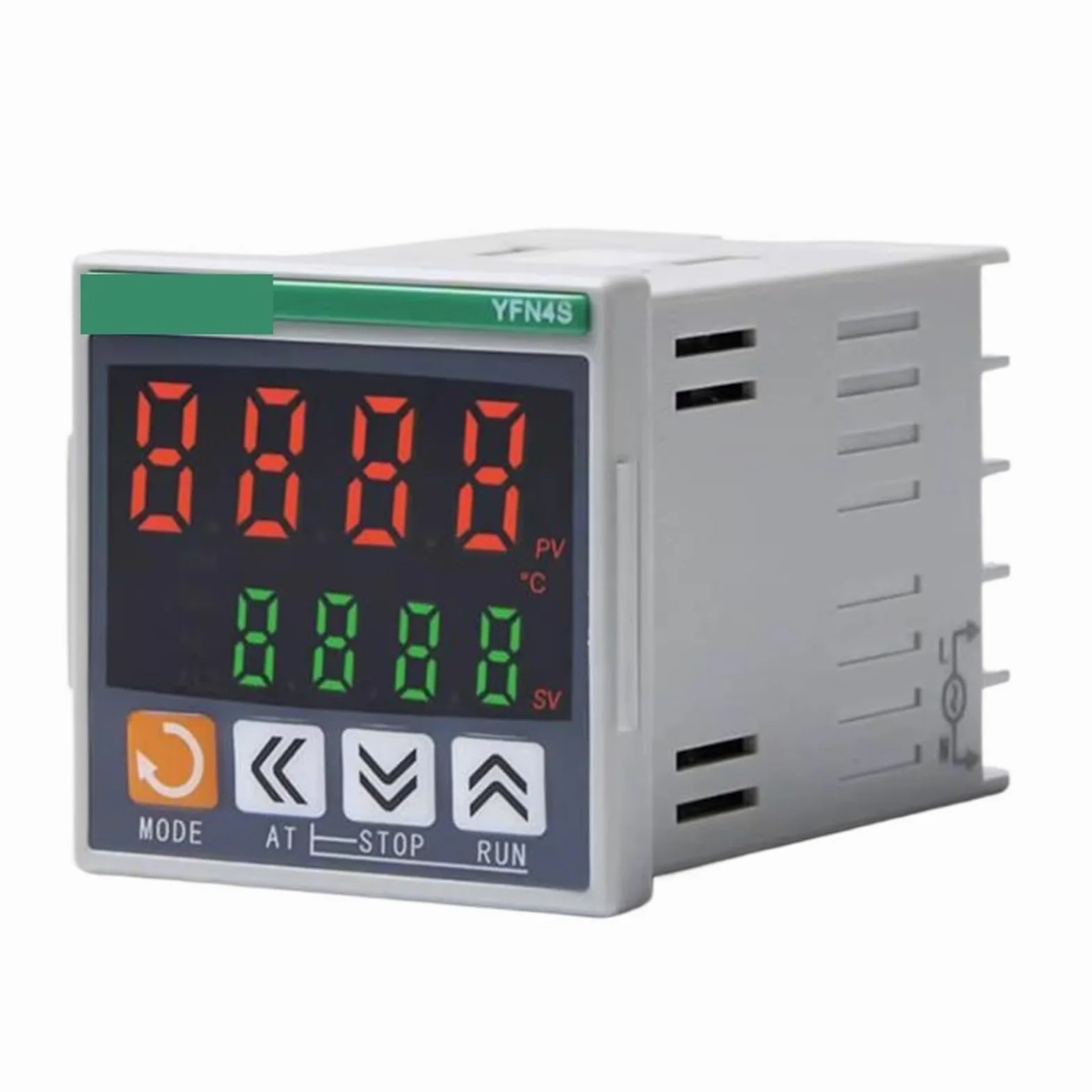 1 controlador de temperatura PID de precisión de 48 x 48 mm, termopar E/K/J/L/T/R/S/PT100/Cu50, relé SSR salida RS485 (salida de relé-RS485)