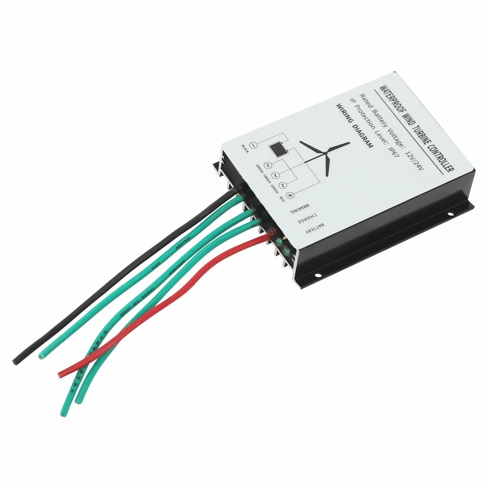 Kit de generador de turbina eólica,Generador de turbina eólica vertical,Generador de imán permanente,Potencia 100 W,Baja velocidad del viento de arranque