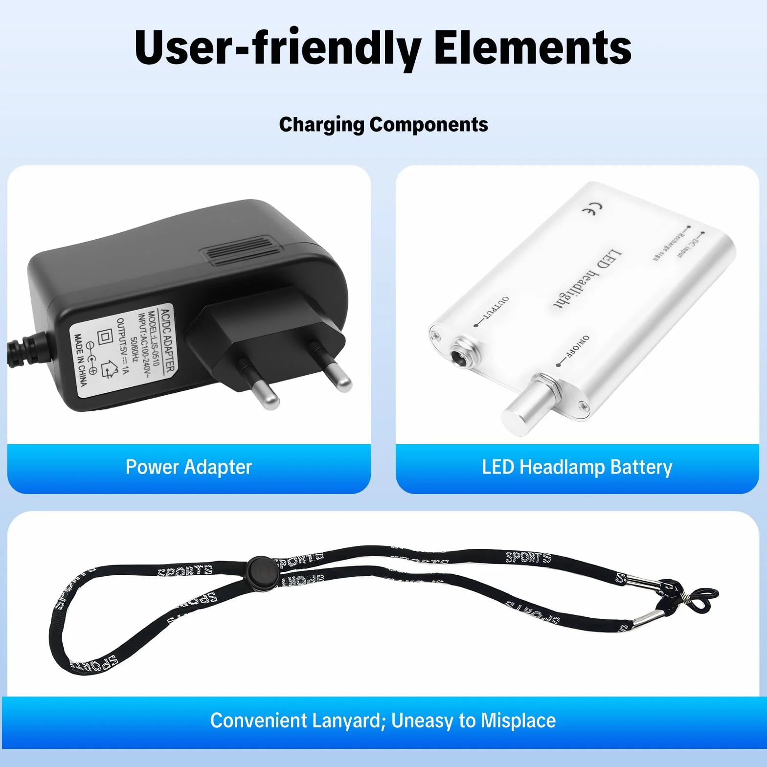 Lupa dental 3.5x 420 mm con faro LED para dentista