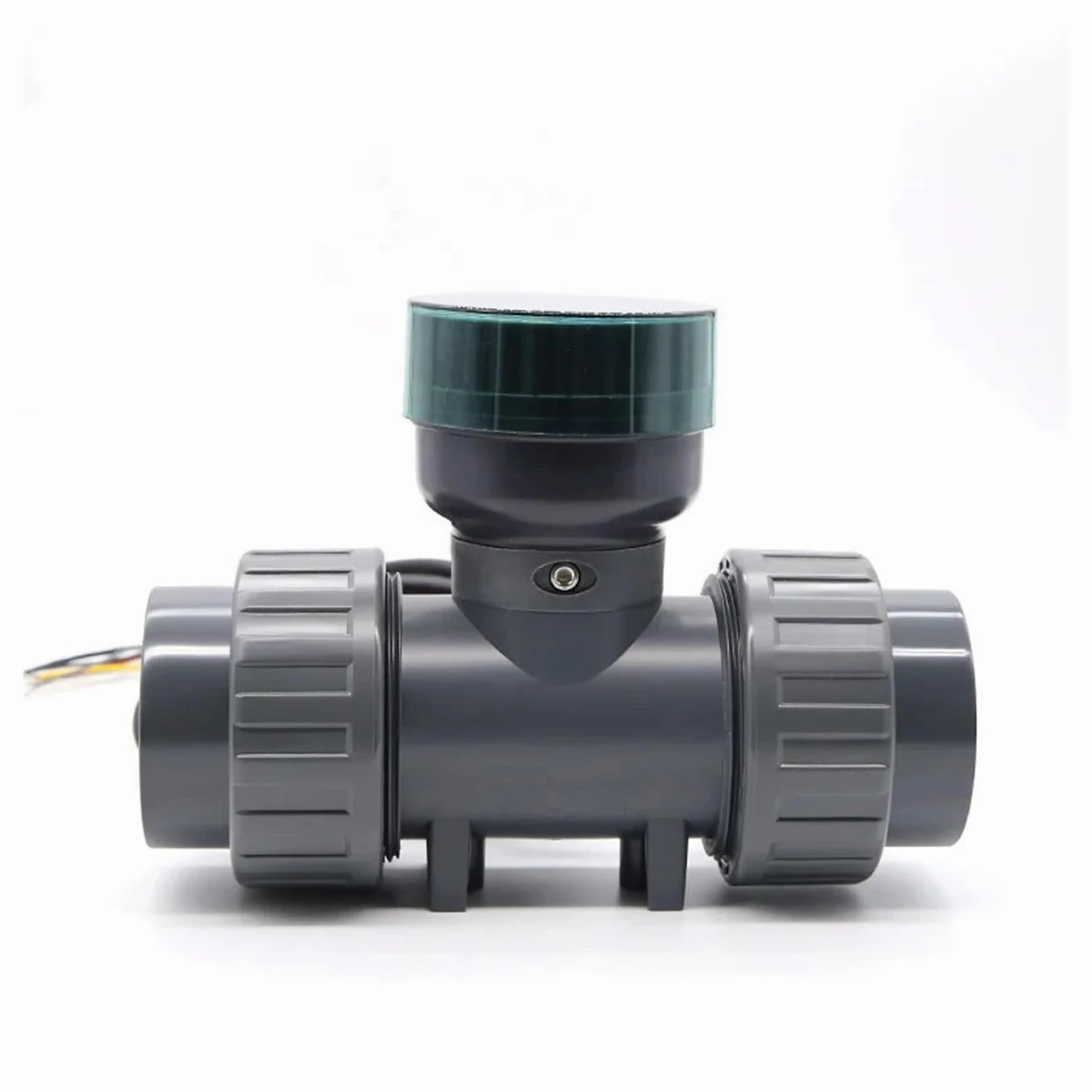 Medidor De Flujo con Pantalla Digital Inteligente De Alta Precisión, DN25-80, Medidor Electrónico RS485, Sensor De Flujo De Agua LCD For Riego De Granja/jardín(DN25,Without Display)