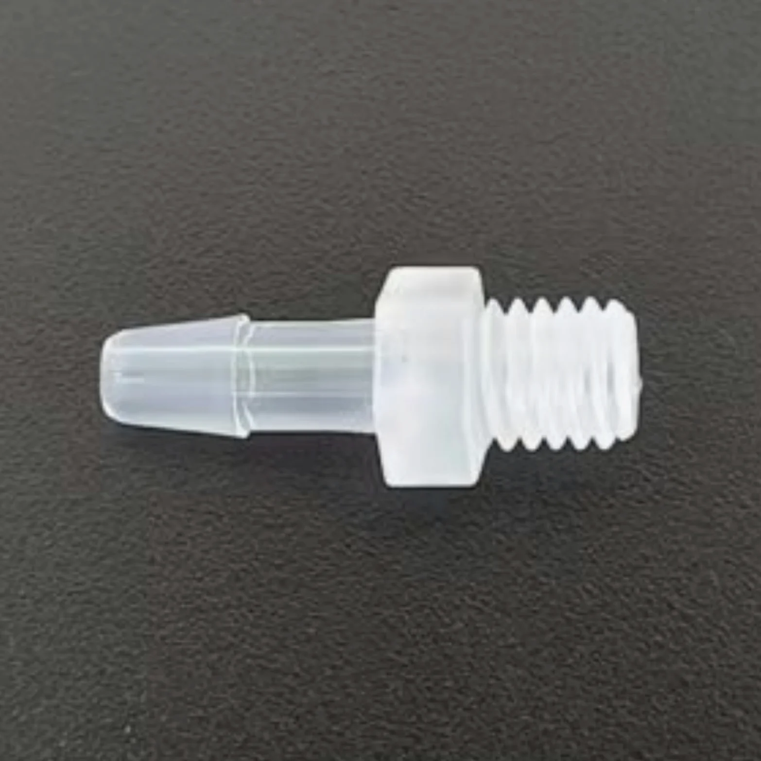 Accesorios de púas for manguera plástico reutilizables, adaptador rosca macho M5, paquete 50, conector tubería PP for laboratorio, maquinaria alimentaria(2.4mm 3/32inch M5)