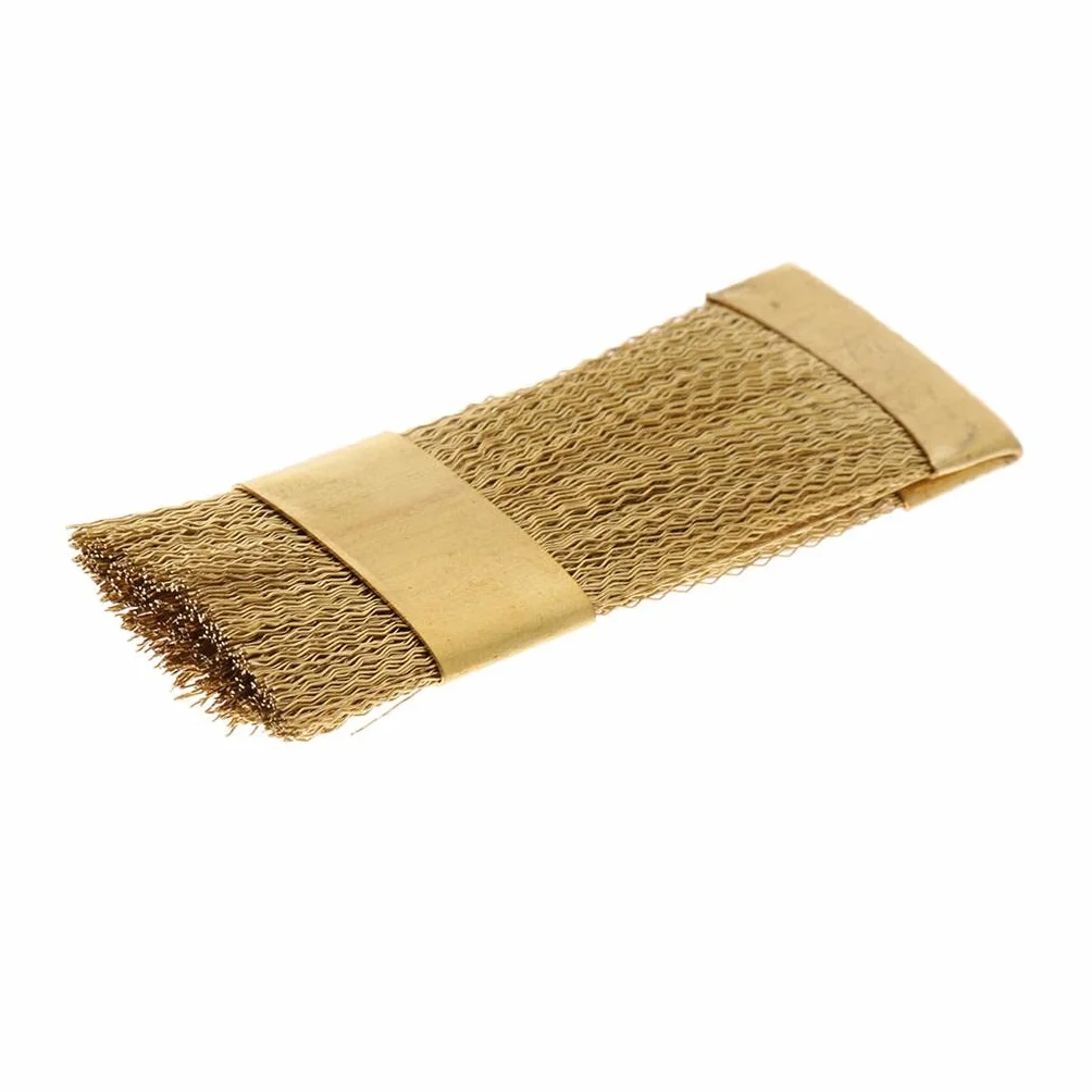 Cepillo Plano de Cobre Latón para Limpiar Fresas