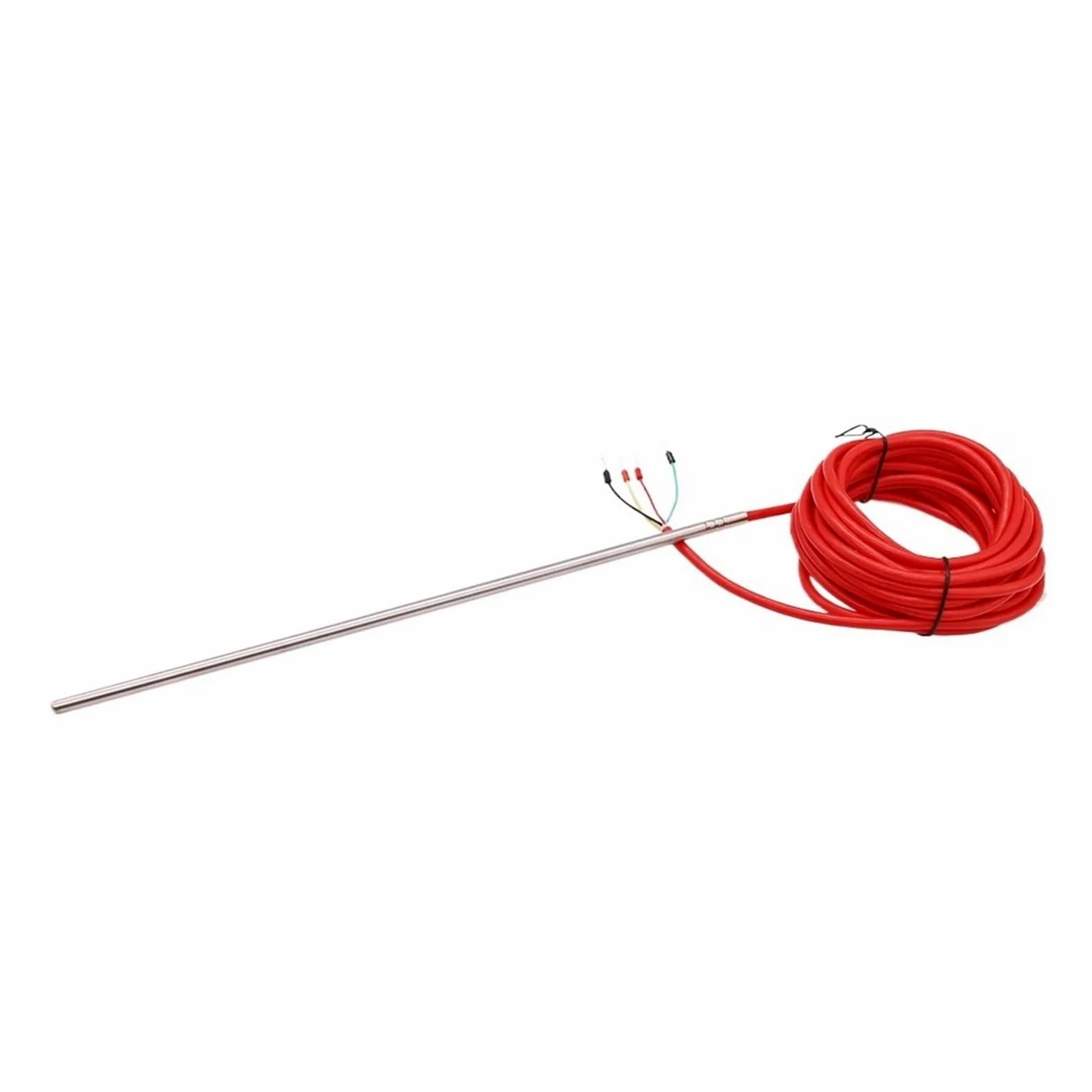 3 uds 6*310mm A clase 4 cable tipo PT100 Sensor sonda de temperatura resistencia térmica Pt100(Cable length 4m)