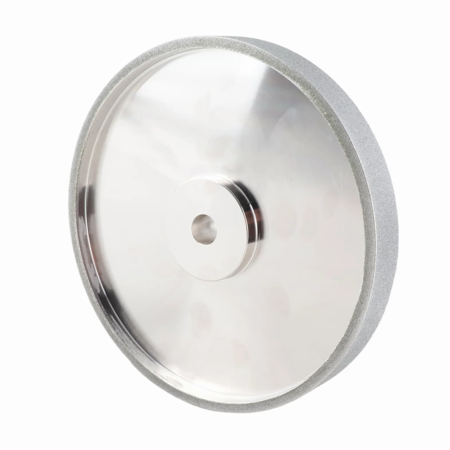 Cryfokt Muela de Diamante de 8 Pulgadas de Alta Dureza para Amoladora de Forma Plana Muela Abrasiva Duradera Resistente Al Desgaste para Amoladora de Banco de 8 Pulgadas