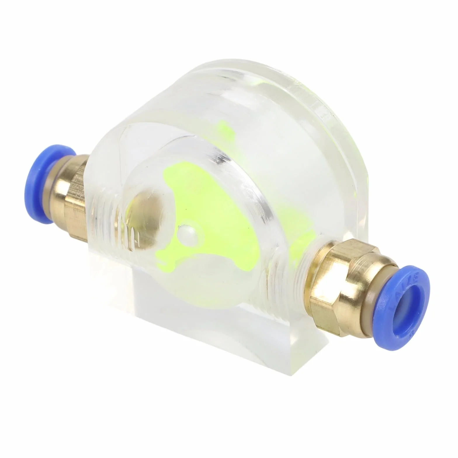Acrílico Medidor de Flujo de Agua 8 mm para Sistemas de Refrigeración Líquida CNC